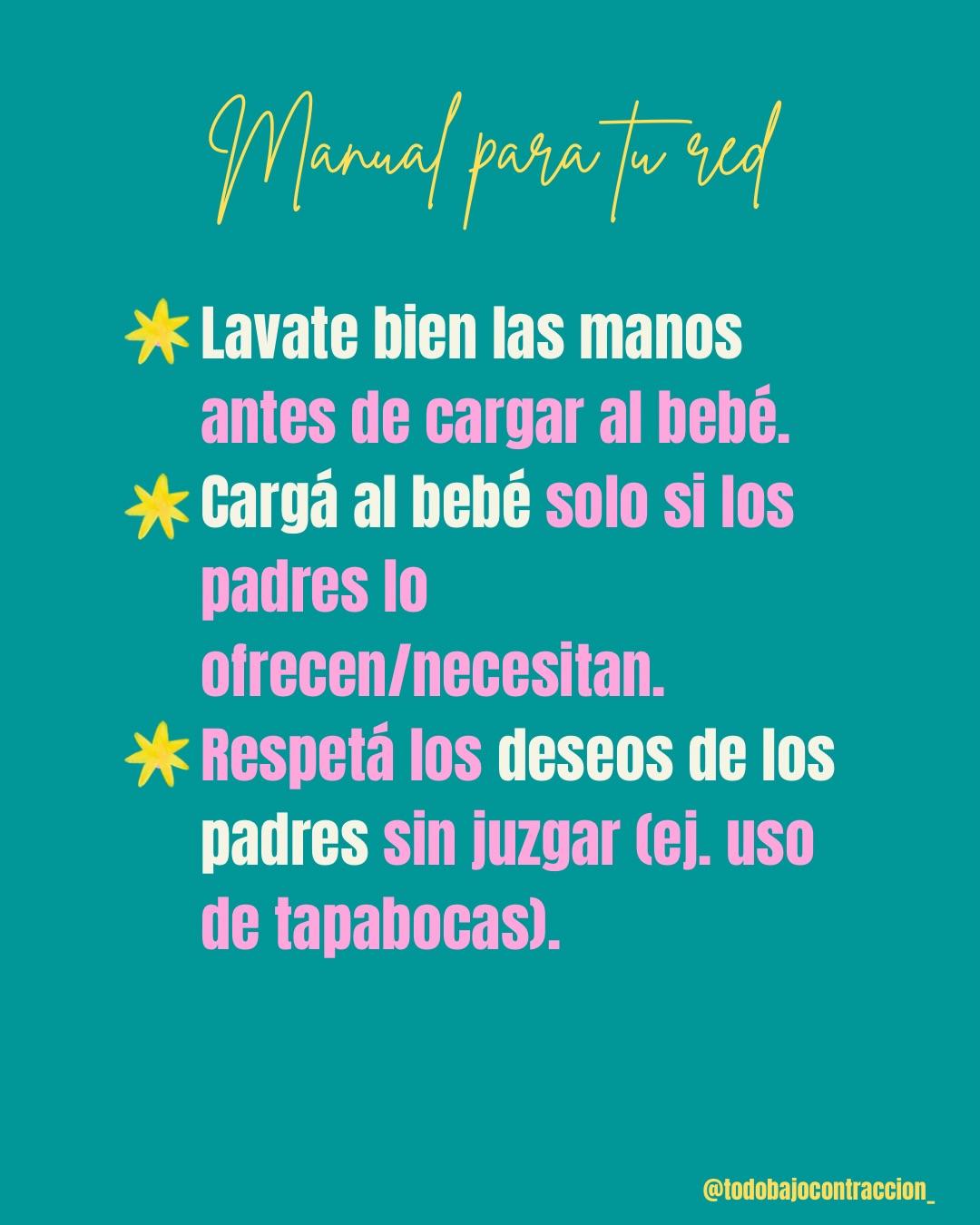 Carrusel ilustrado de Todo Bajo Contracción: Cómo sobrevivir al posparto