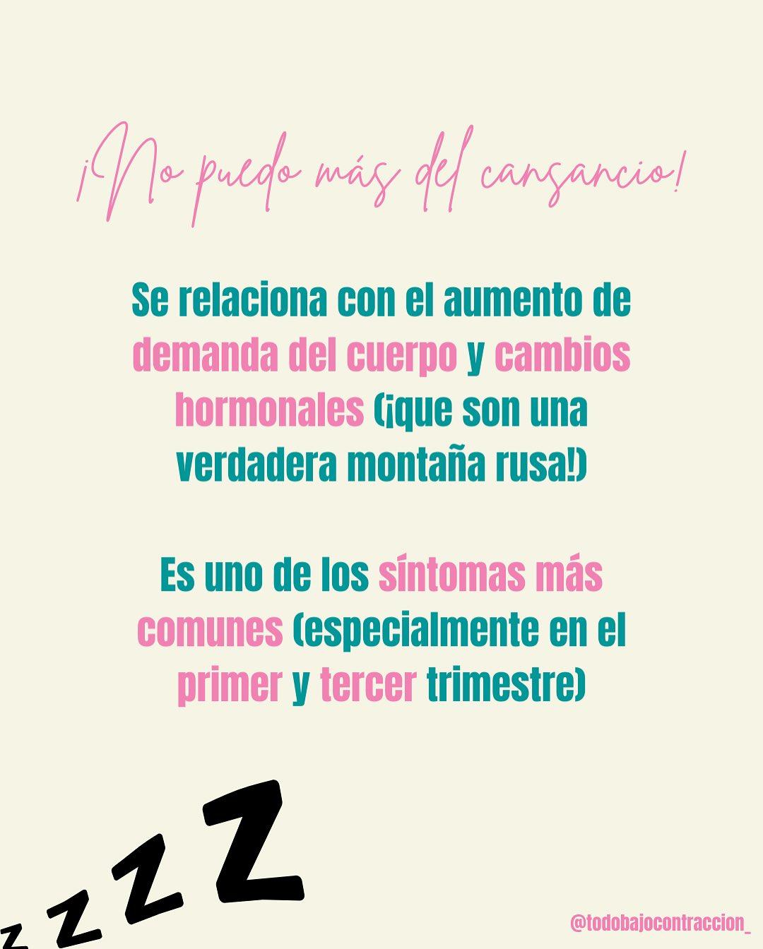 Carrusel ilustrado de Todo Bajo Contracción: Síntomas del embarazo y cómo aliviarlos