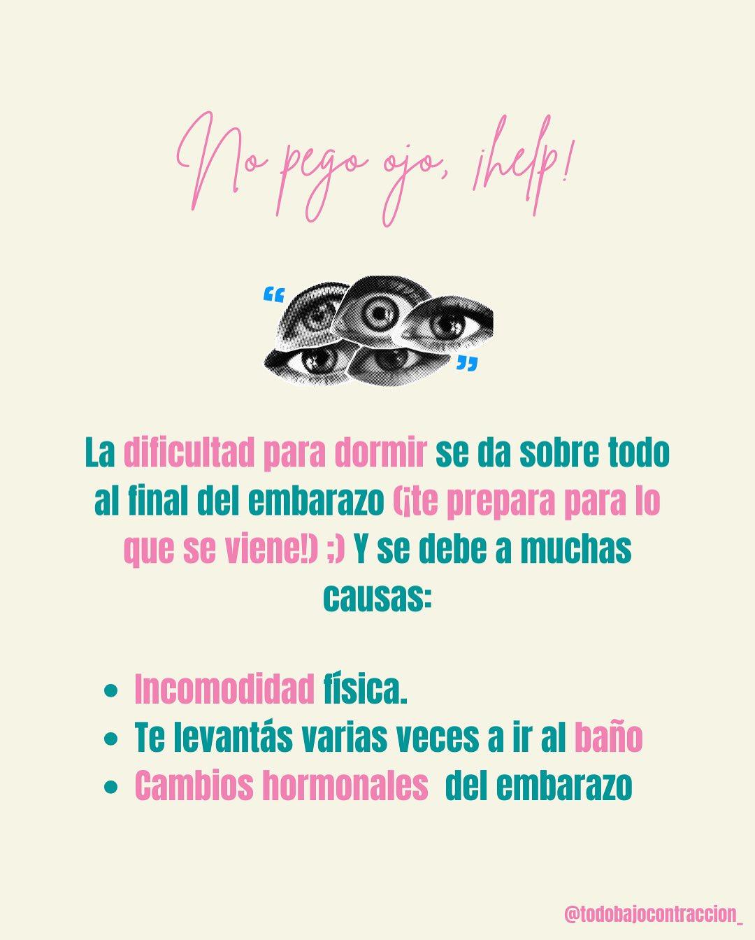 Carrusel ilustrado de Todo Bajo Contracción: Síntomas del embarazo y cómo aliviarlos
