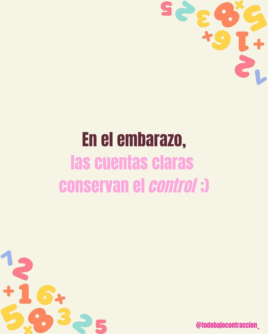 Carrusel ilustrado de Todo Bajo Contracción: Semanas, meses y trimestres de embarazo
