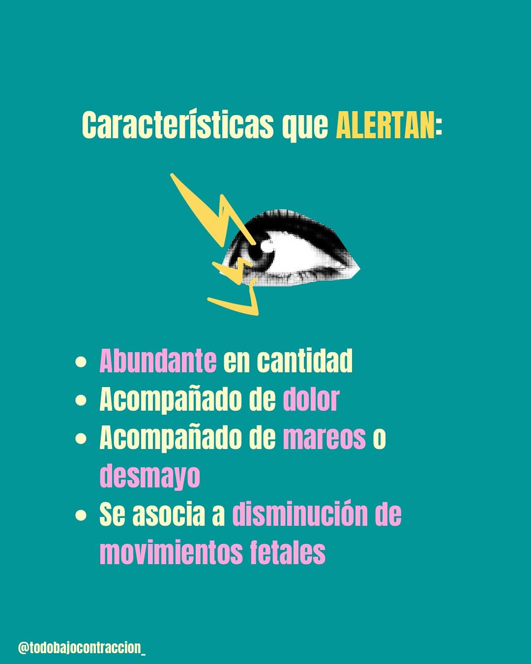 Carrusel ilustrado de Todo Bajo Contracción: Sangrado en el embarazo: causas