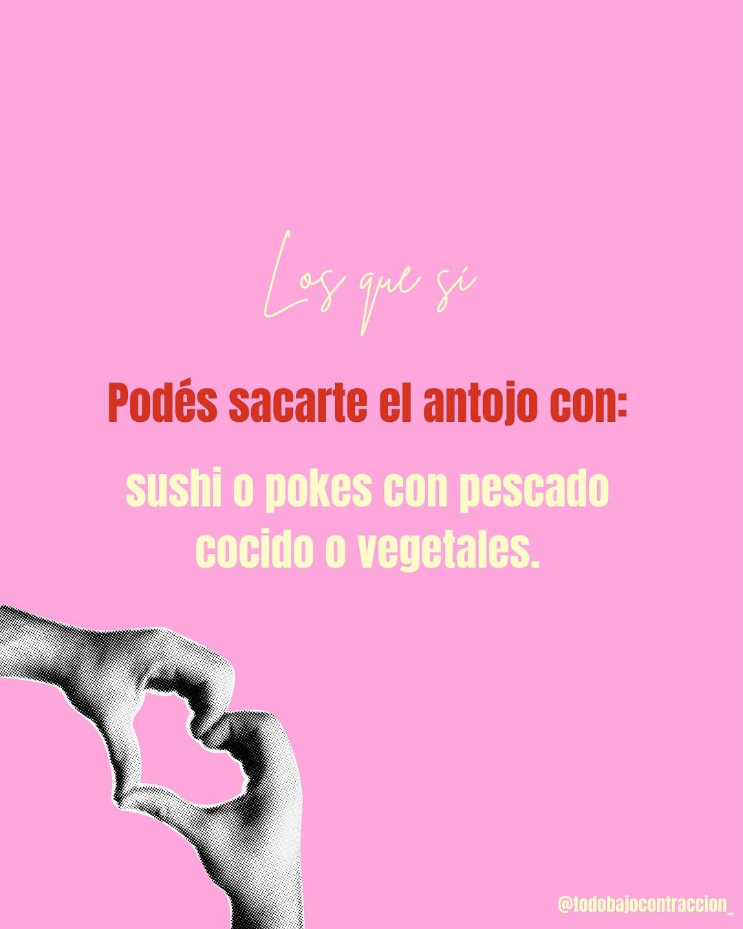 Carrusel ilustrado de Todo Bajo Contracción: ¿Se puede comer sushi en el embarazo?