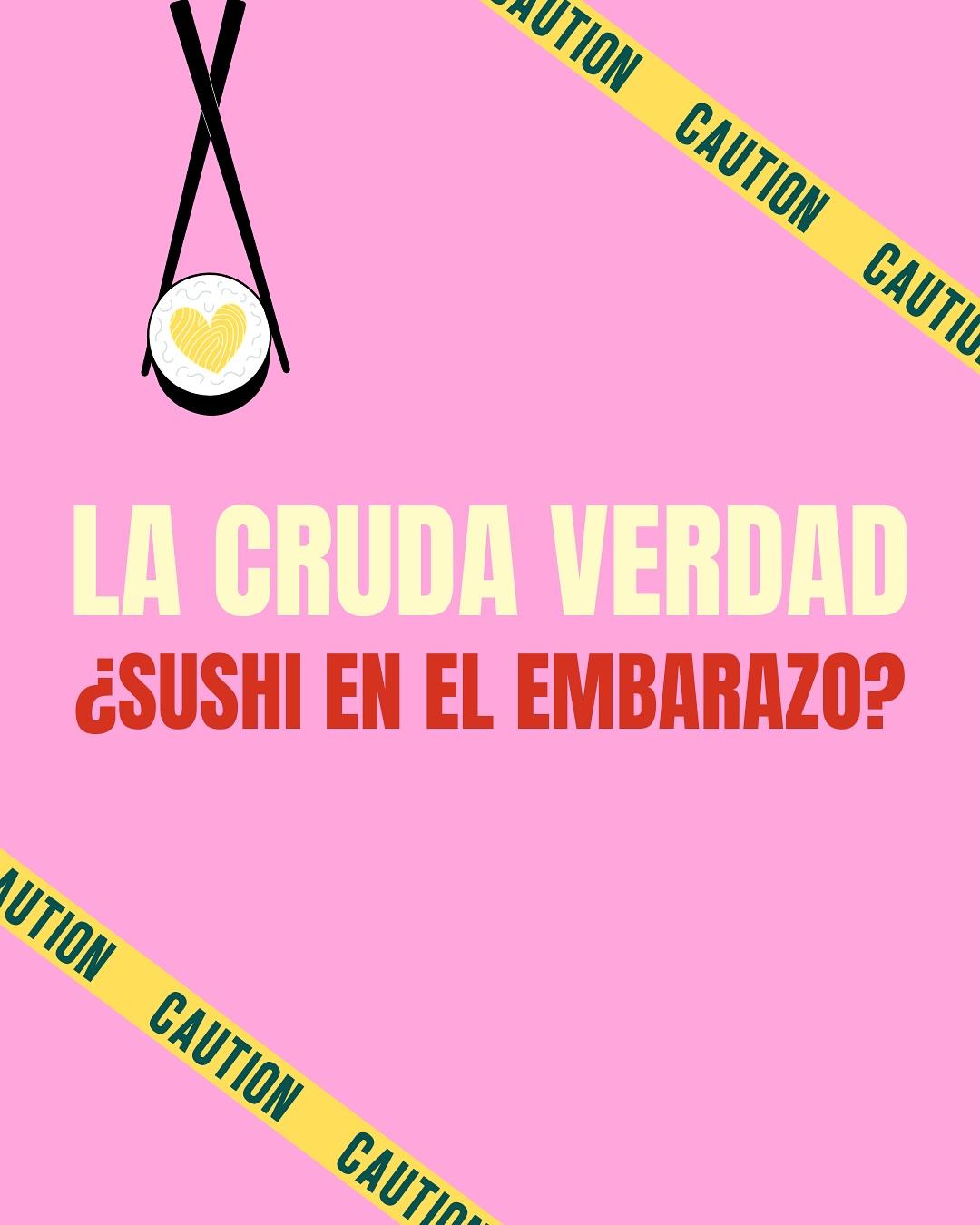 Carrusel ilustrado de Todo Bajo Contracción: ¿Se puede comer sushi en el embarazo?