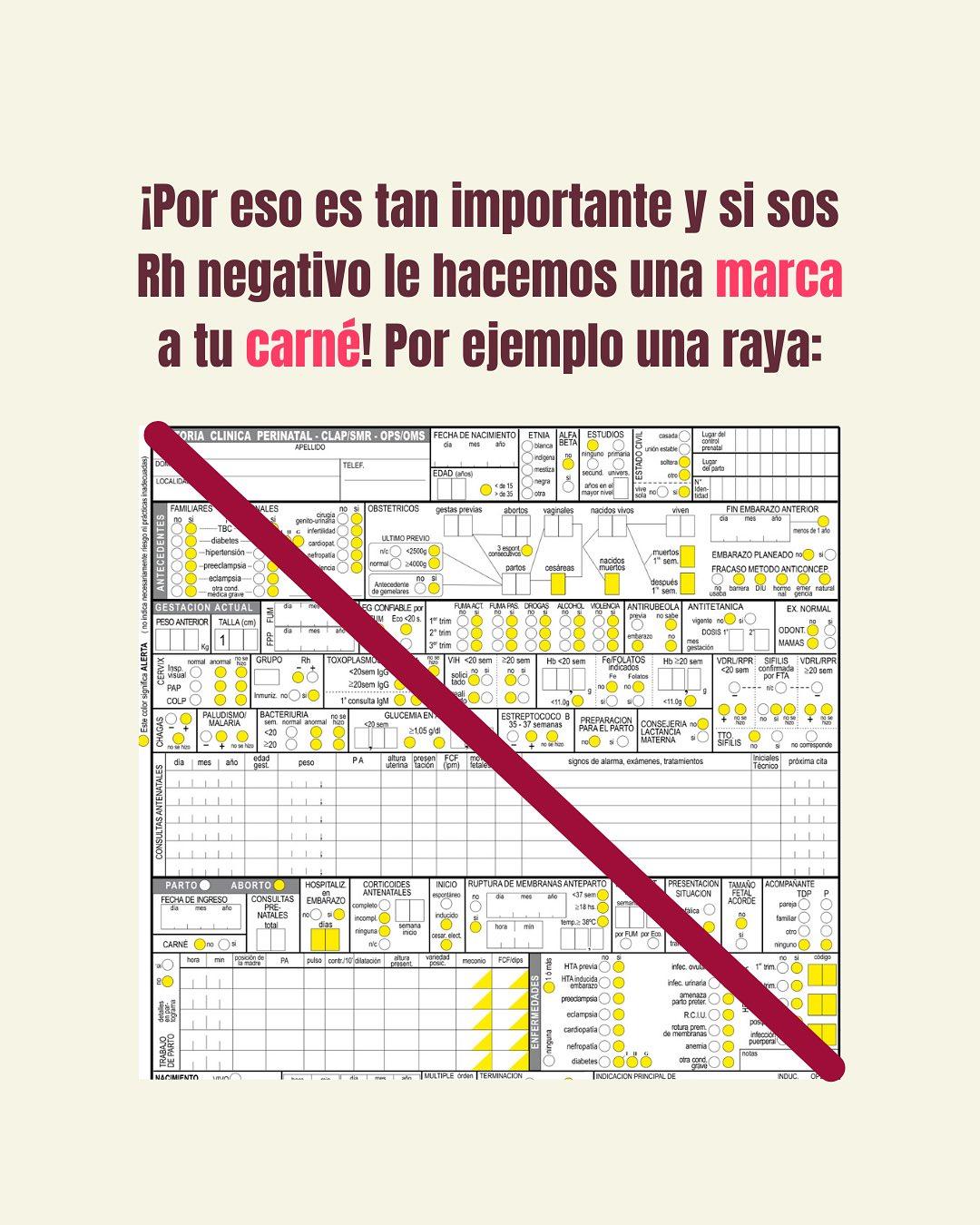 Carrusel ilustrado de Todo Bajo Contracción: Grupo sanguíneo y Rh negativo en el embarazo