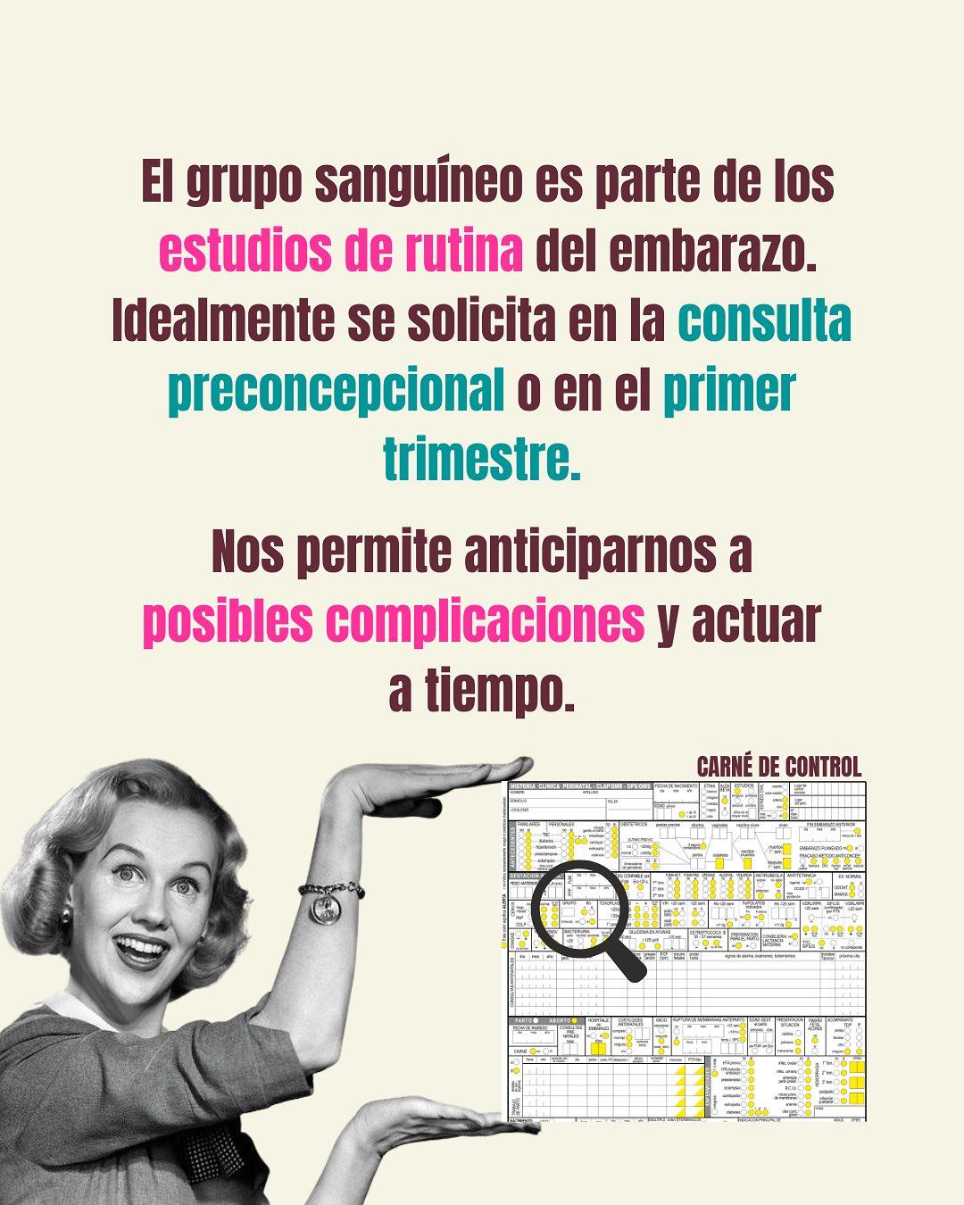Carrusel ilustrado de Todo Bajo Contracción: Grupo sanguíneo y Rh negativo en el embarazo