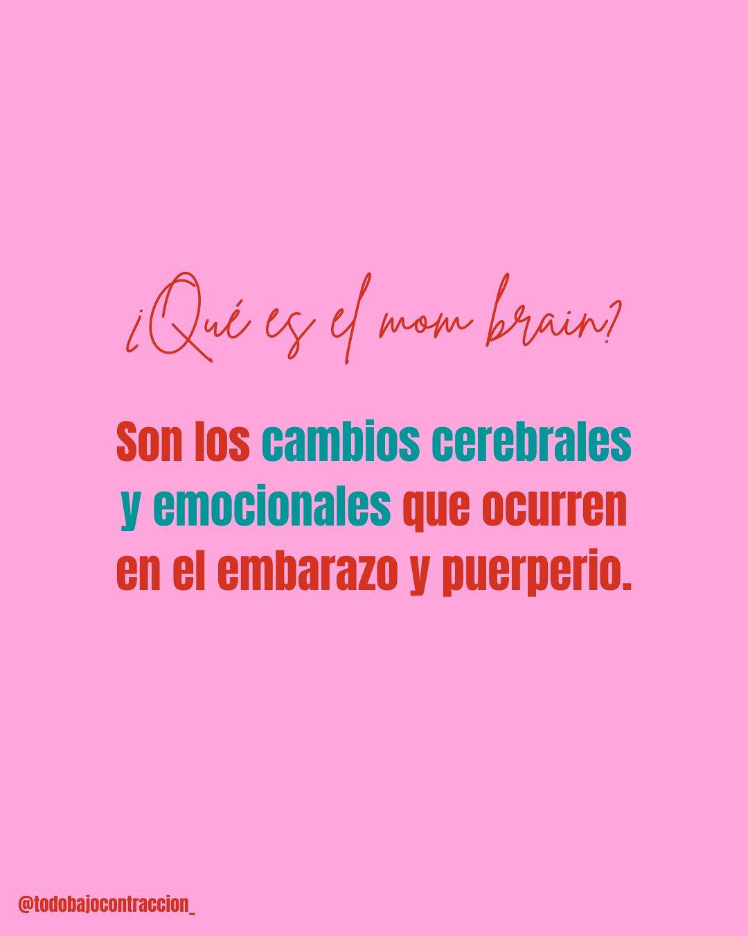 Carrusel ilustrado de Todo Bajo Contracción: Mom brain: la mente nublada en el embarazo