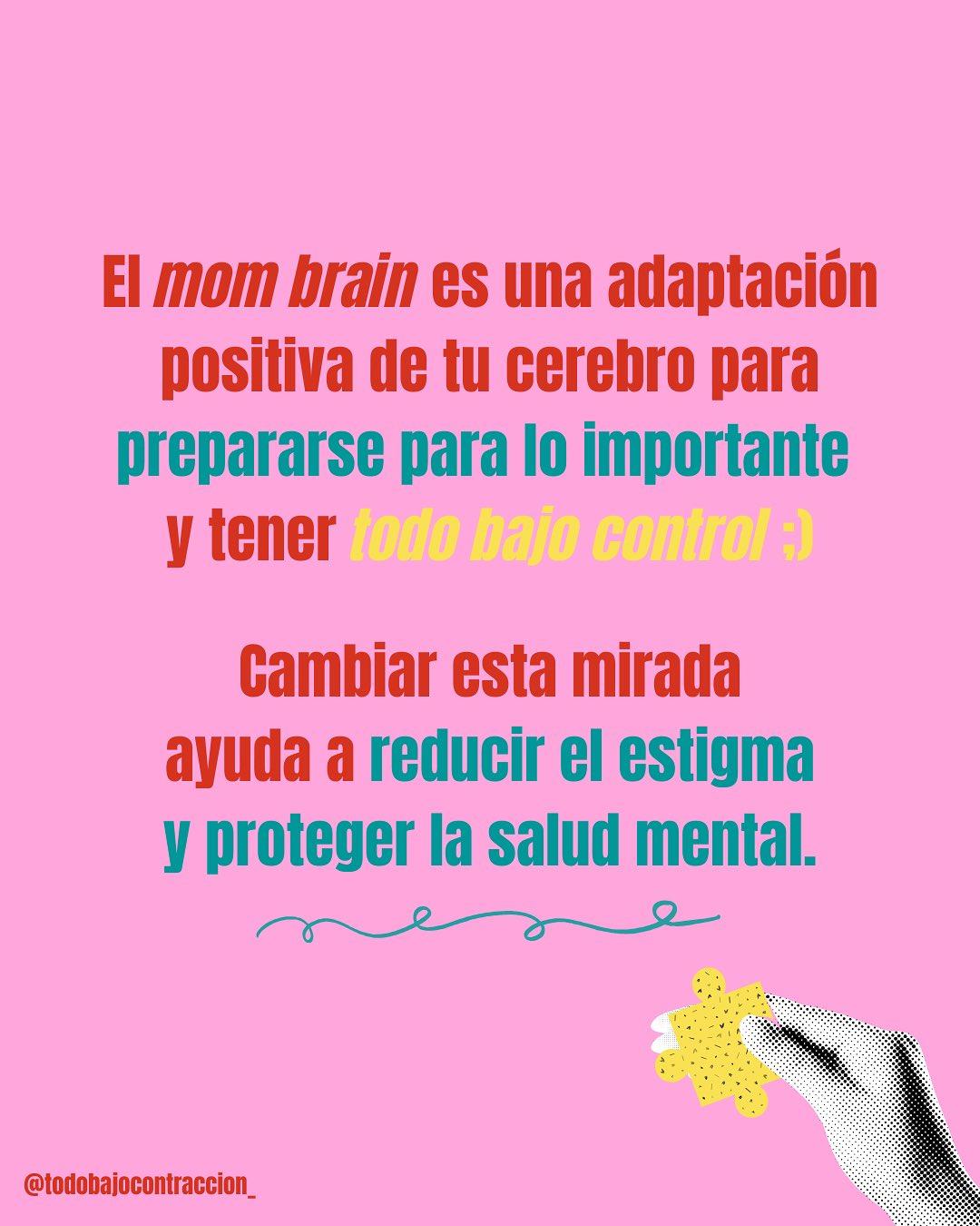 Carrusel ilustrado de Todo Bajo Contracción: Mom brain: la mente nublada en el embarazo