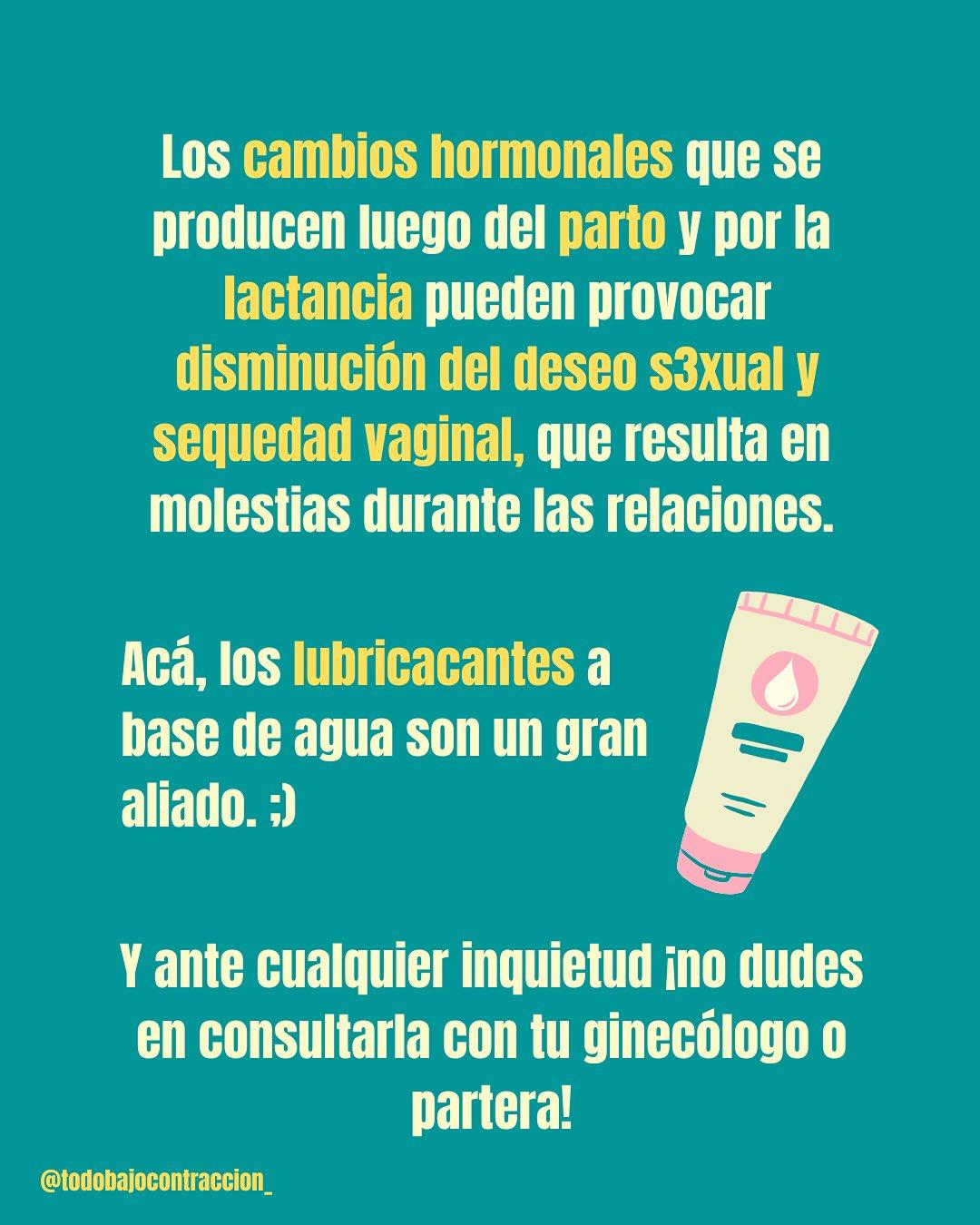 Carrusel ilustrado de Todo Bajo Contracción: Relaciones sexuales en el embarazo y el posparto
