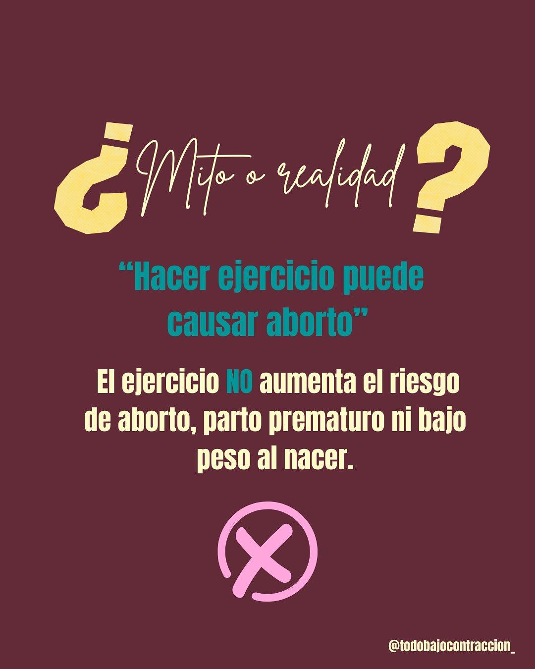 Carrusel ilustrado de Todo Bajo Contracción: Ejercicio en el embarazo