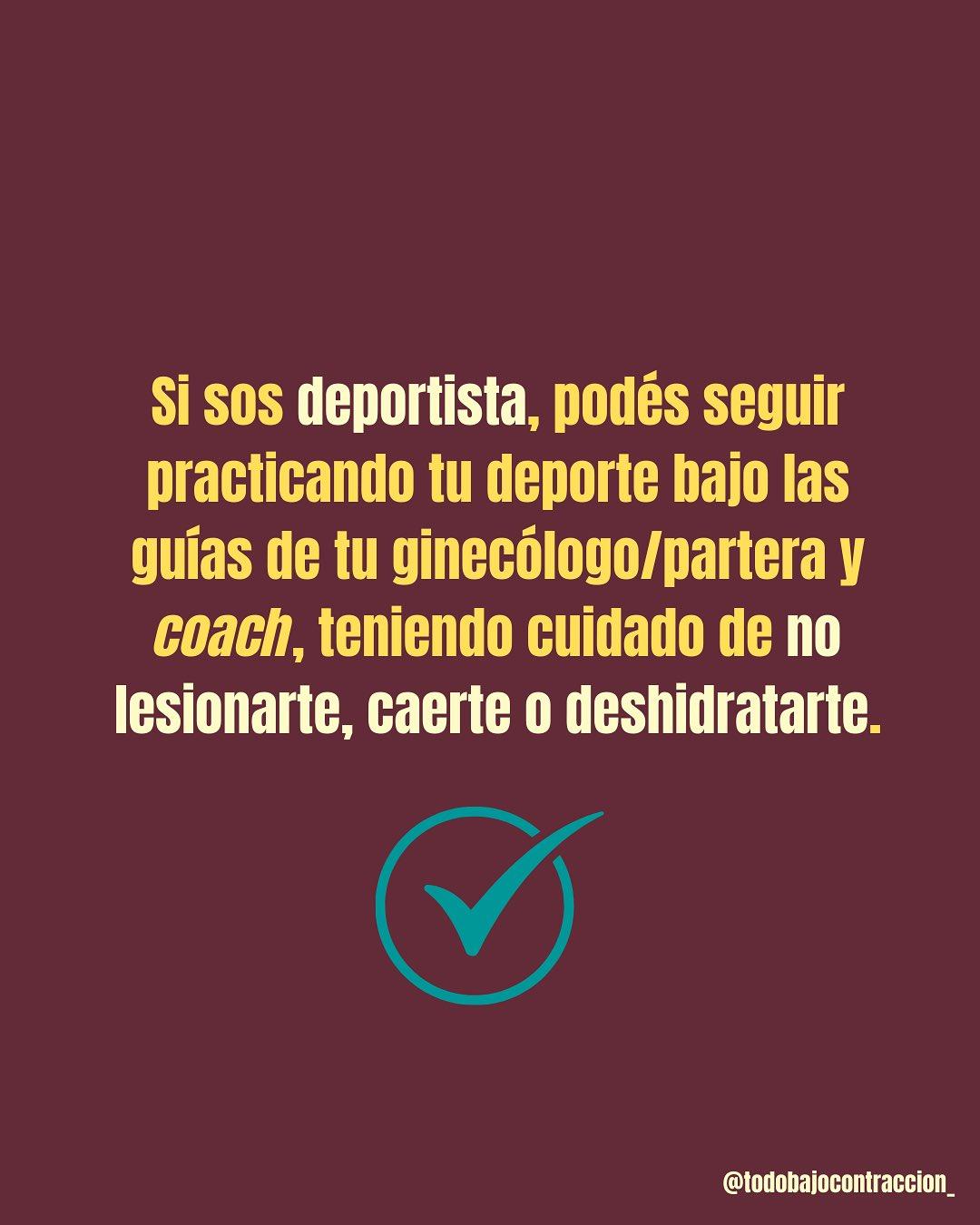 Carrusel ilustrado de Todo Bajo Contracción: Ejercicio en el embarazo