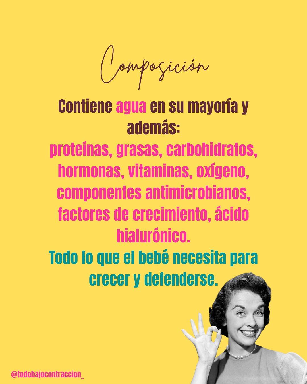 Carrusel ilustrado de Todo Bajo Contracción: Líquido amniótico: para qué sirve