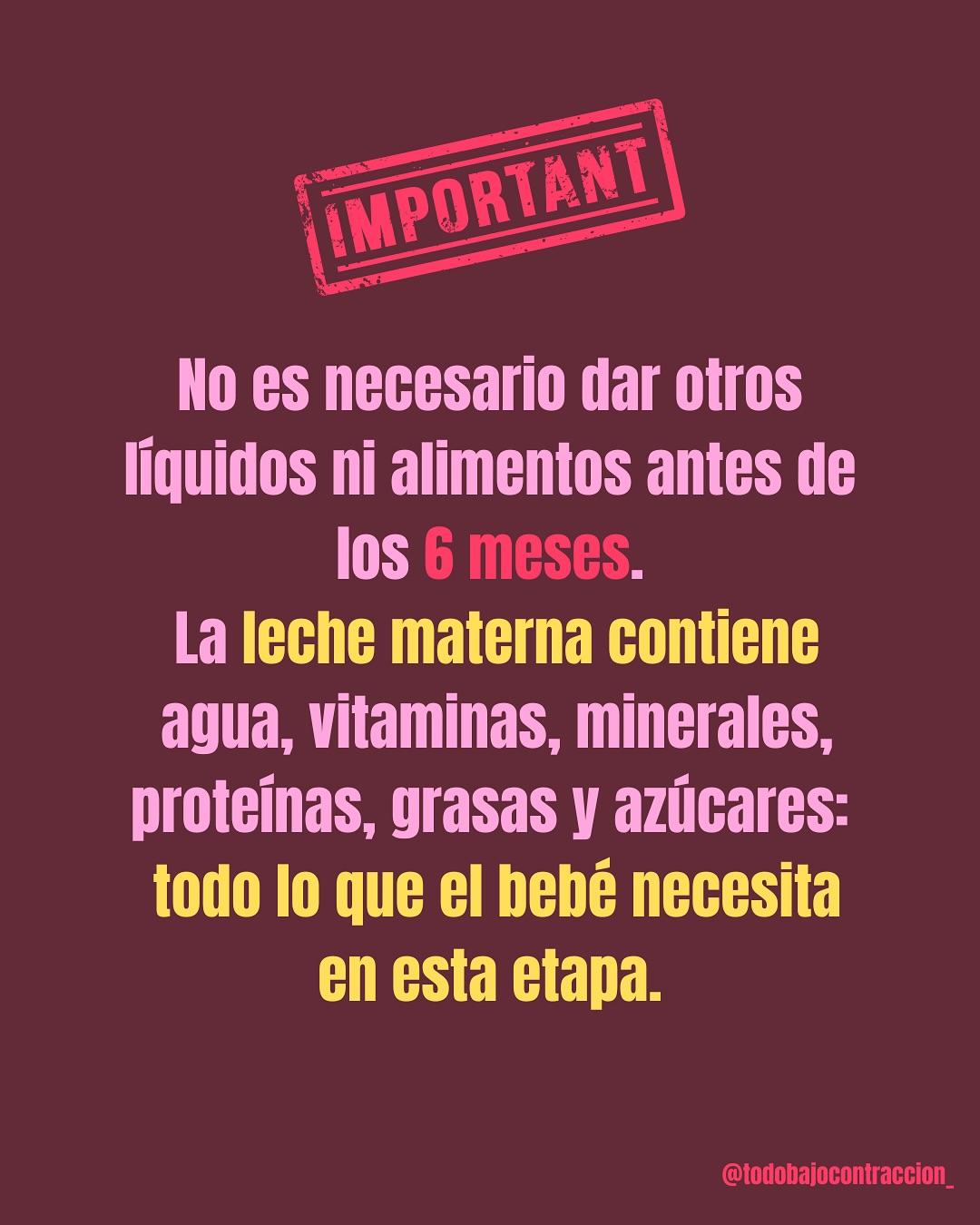 Carrusel ilustrado de Todo Bajo Contracción: Leche materna: cómo se adapta a tu bebé