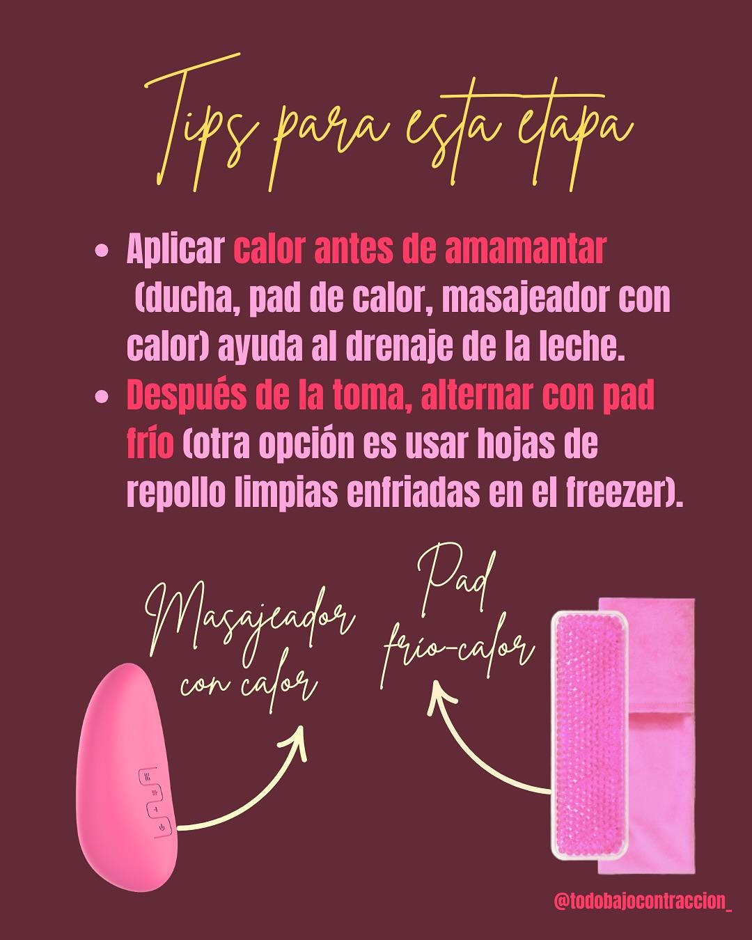 Carrusel ilustrado de Todo Bajo Contracción: Leche materna: cómo se adapta a tu bebé