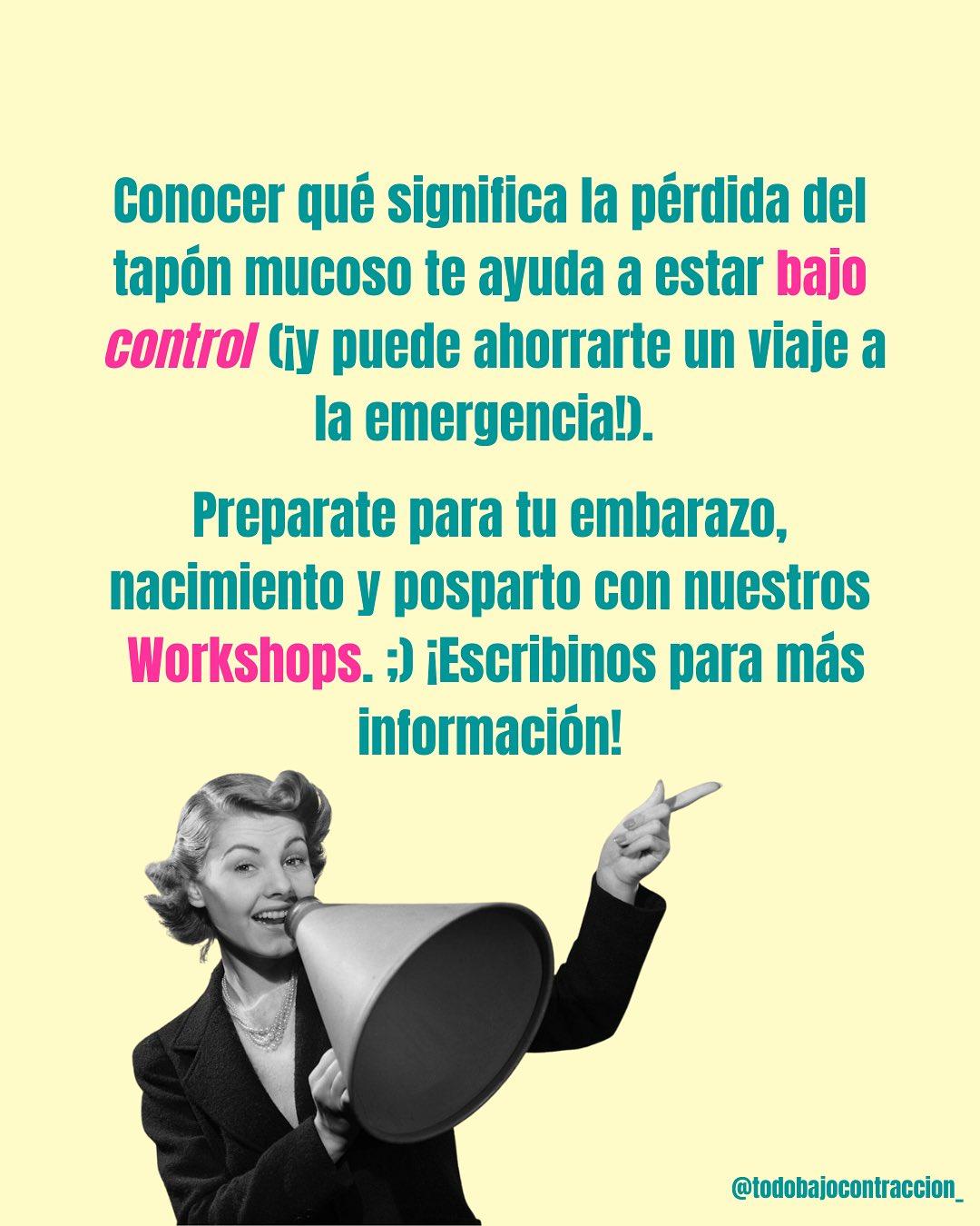 Carrusel ilustrado de Todo Bajo Contracción: Tapón mucoso: qué es y cuándo consultar