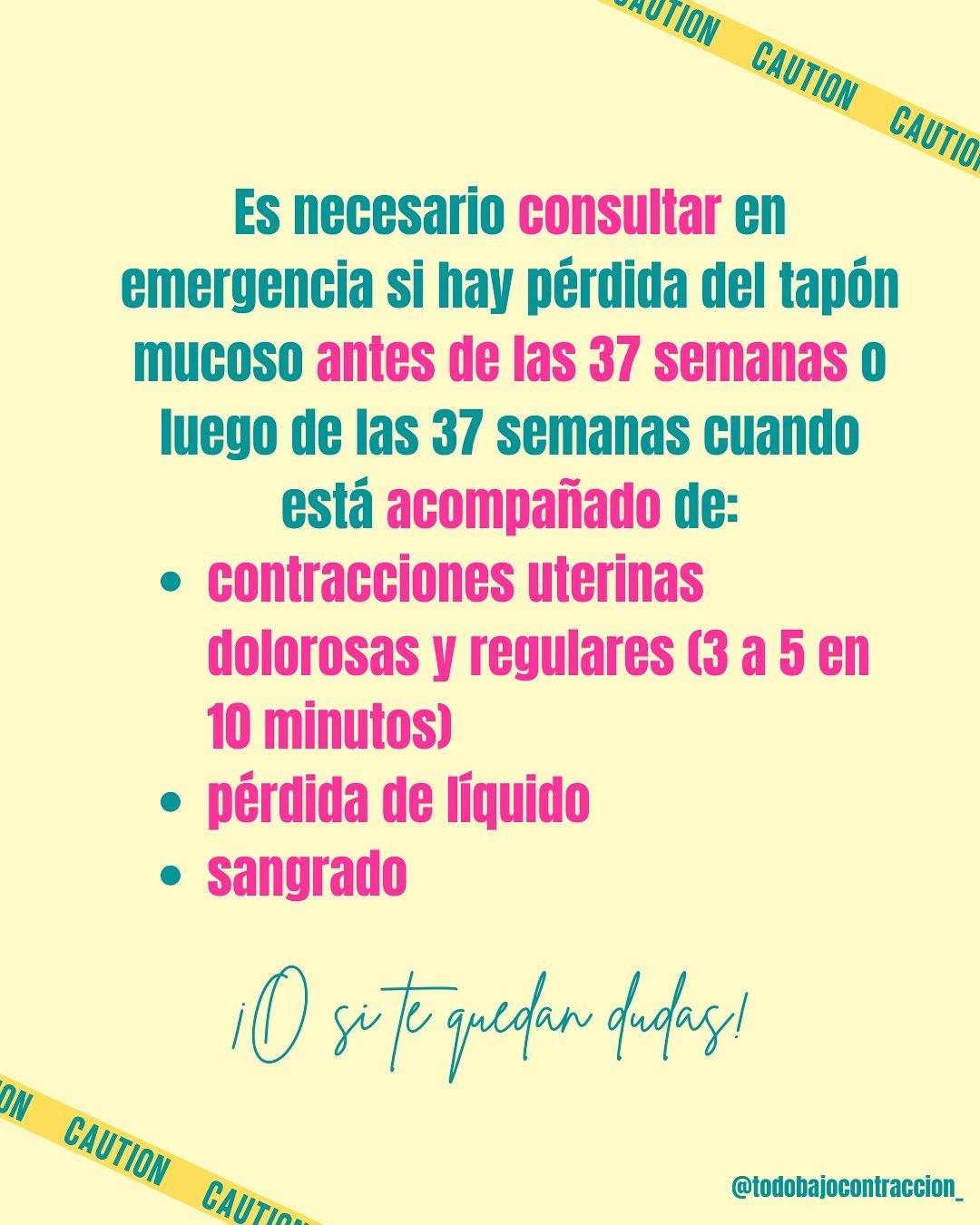 Carrusel ilustrado de Todo Bajo Contracción: Tapón mucoso: qué es y cuándo consultar