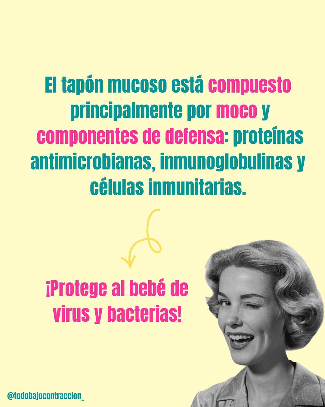Carrusel ilustrado de Todo Bajo Contracción: Tapón mucoso: qué es y cuándo consultar