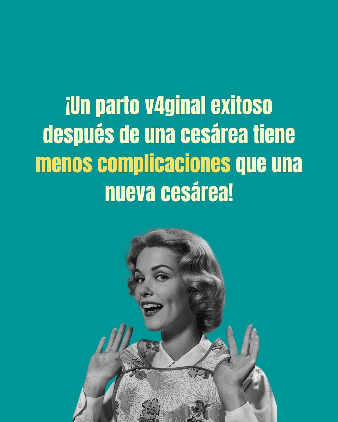 Carrusel ilustrado de Todo Bajo Contracción: Parto vaginal después de una cesárea