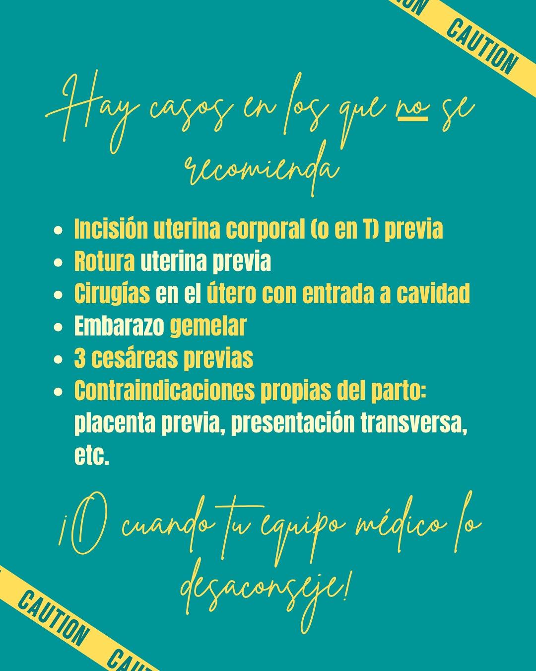 Carrusel ilustrado de Todo Bajo Contracción: Parto vaginal después de una cesárea