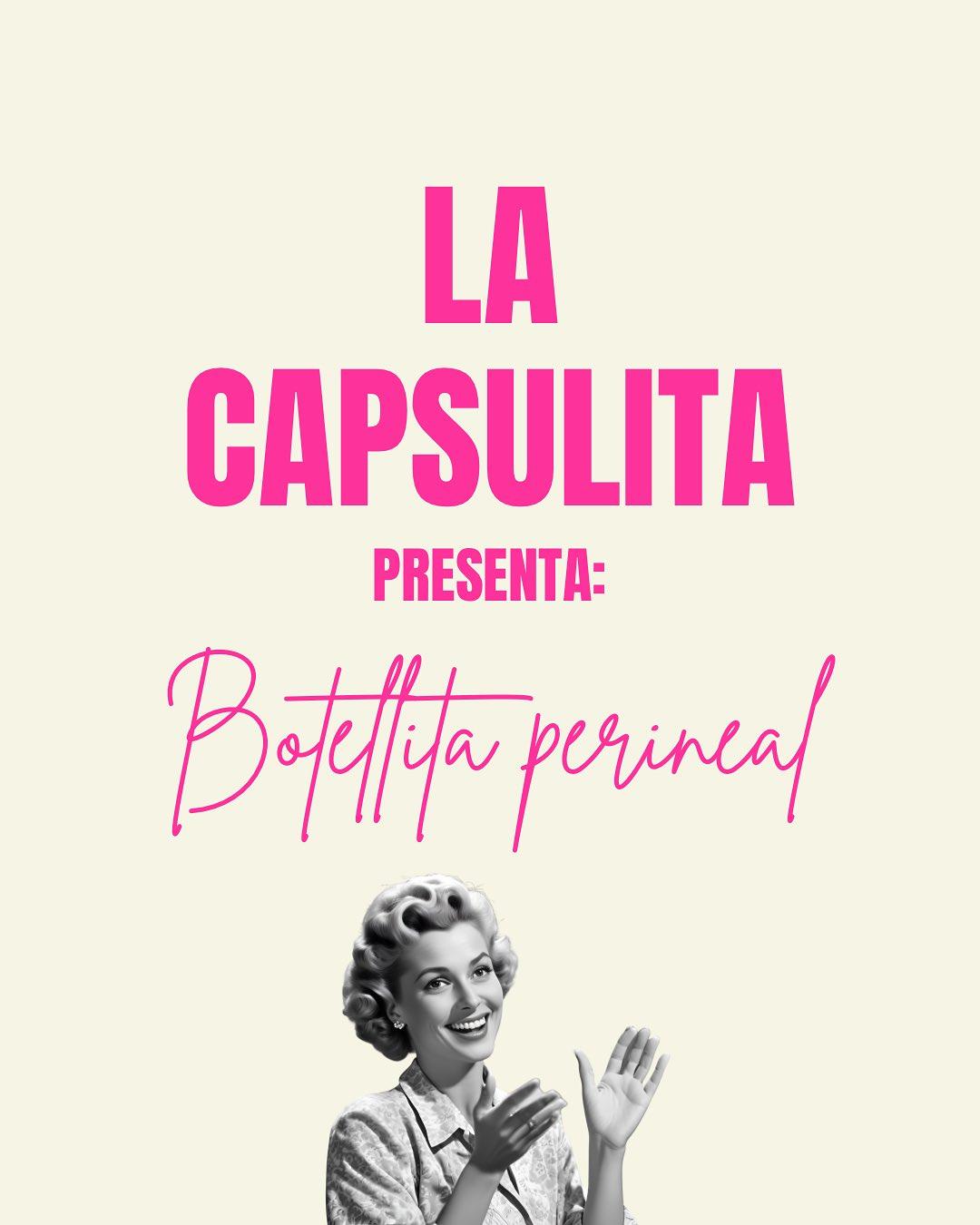 Carrusel ilustrado de Todo Bajo Contracción: Botella perineal para el posparto
