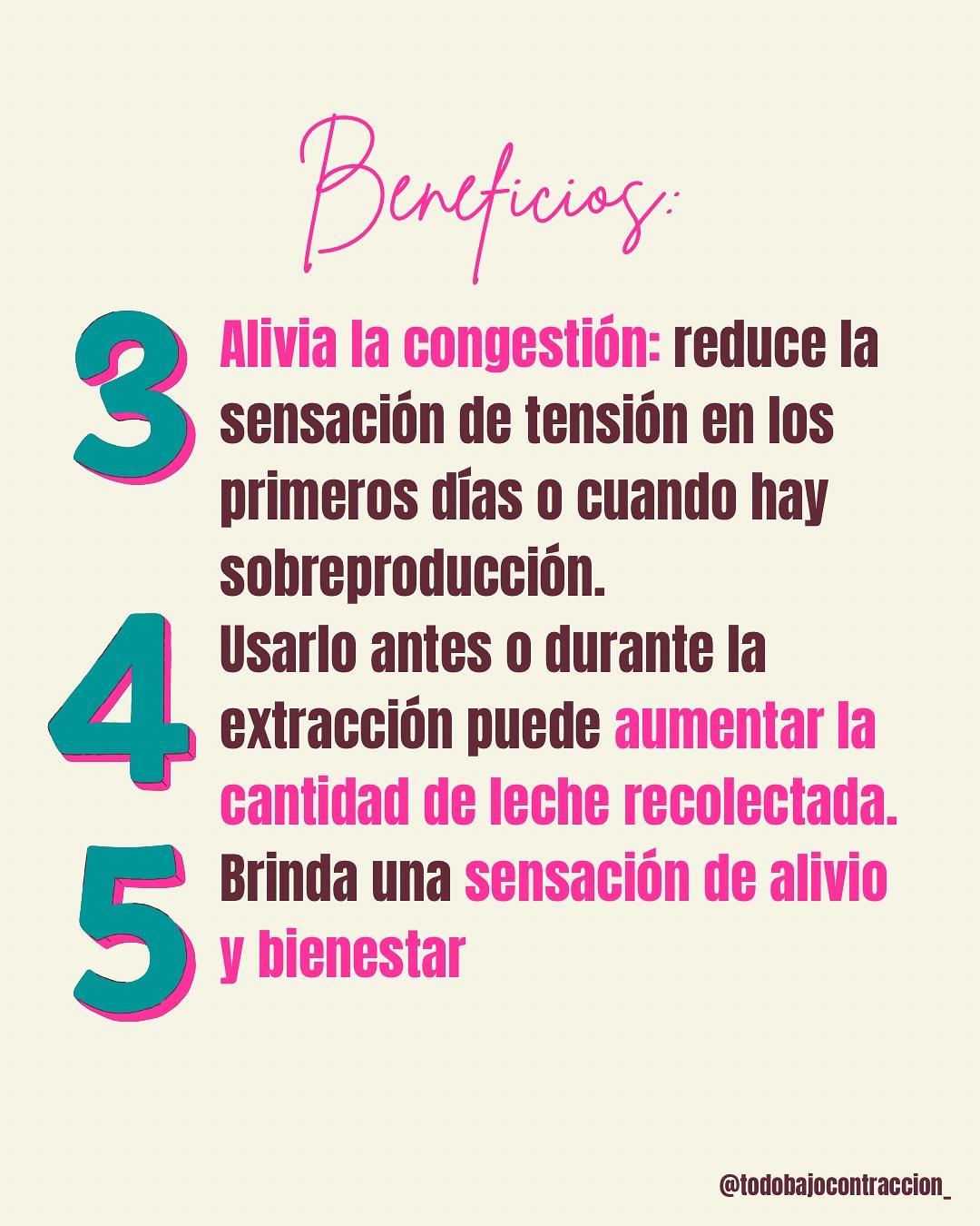 Carrusel ilustrado de Todo Bajo Contracción: Mamas congestionadas: cómo aliviarlas
