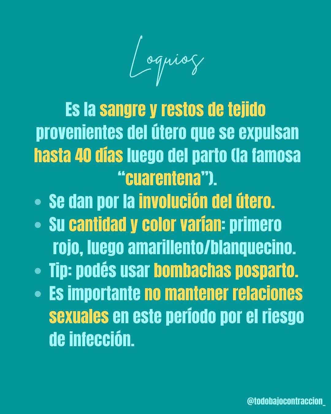 Carrusel ilustrado de Todo Bajo Contracción: El cuarto trimestre: las primeras semanas posparto