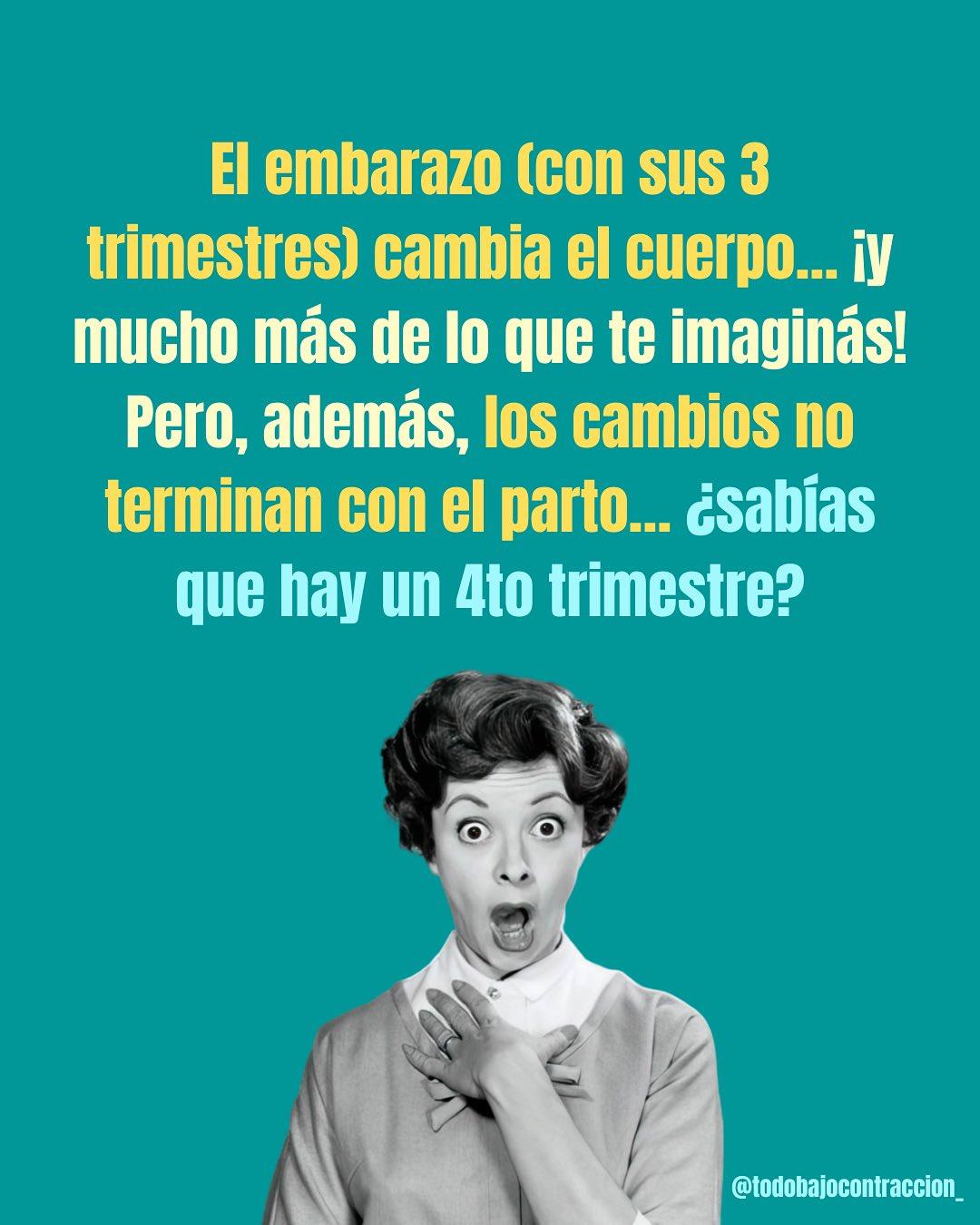 Carrusel ilustrado de Todo Bajo Contracción: El cuarto trimestre: las primeras semanas posparto