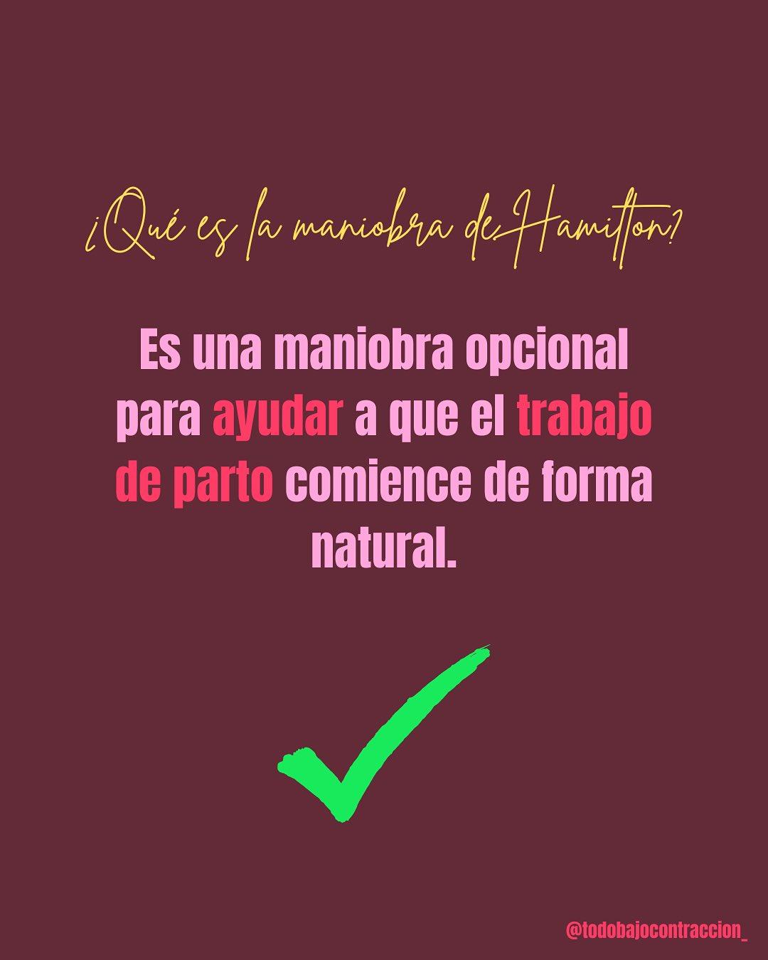 Carrusel ilustrado de Todo Bajo Contracción: Maniobra de Hamilton: qué es