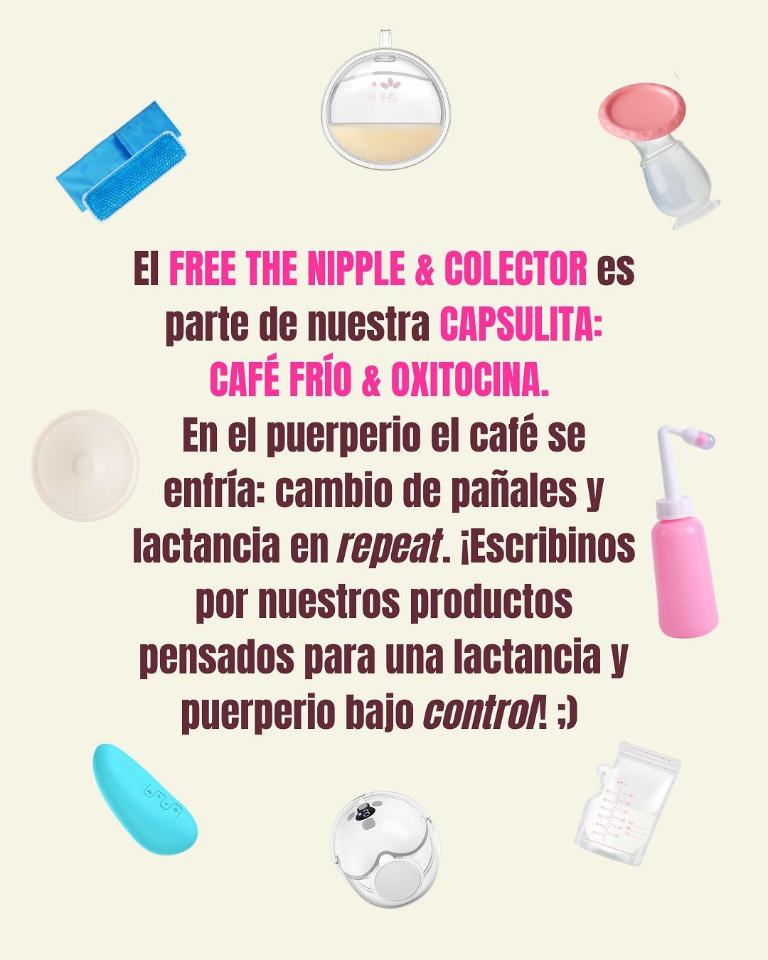 Carrusel ilustrado de Todo Bajo Contracción: Free the nipple: protector y colector