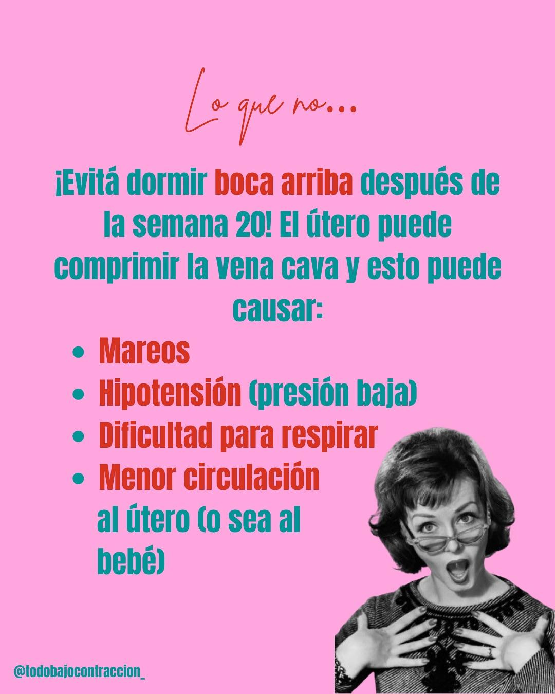 Carrusel ilustrado de Todo Bajo Contracción: ¿Cómo dormir en el embarazo?