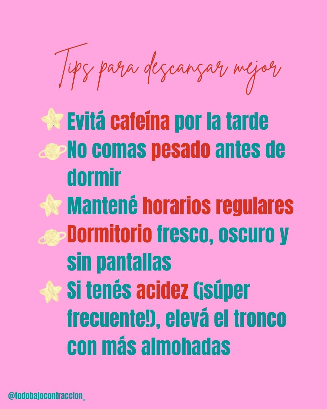 Carrusel ilustrado de Todo Bajo Contracción: ¿Cómo dormir en el embarazo?
