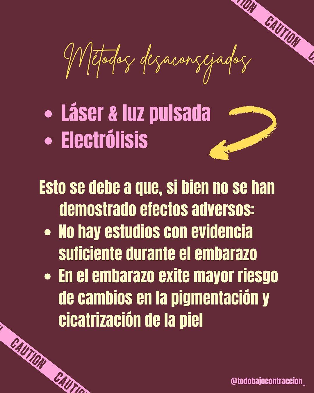 Carrusel ilustrado de Todo Bajo Contracción: Depilación en el embarazo: métodos seguros