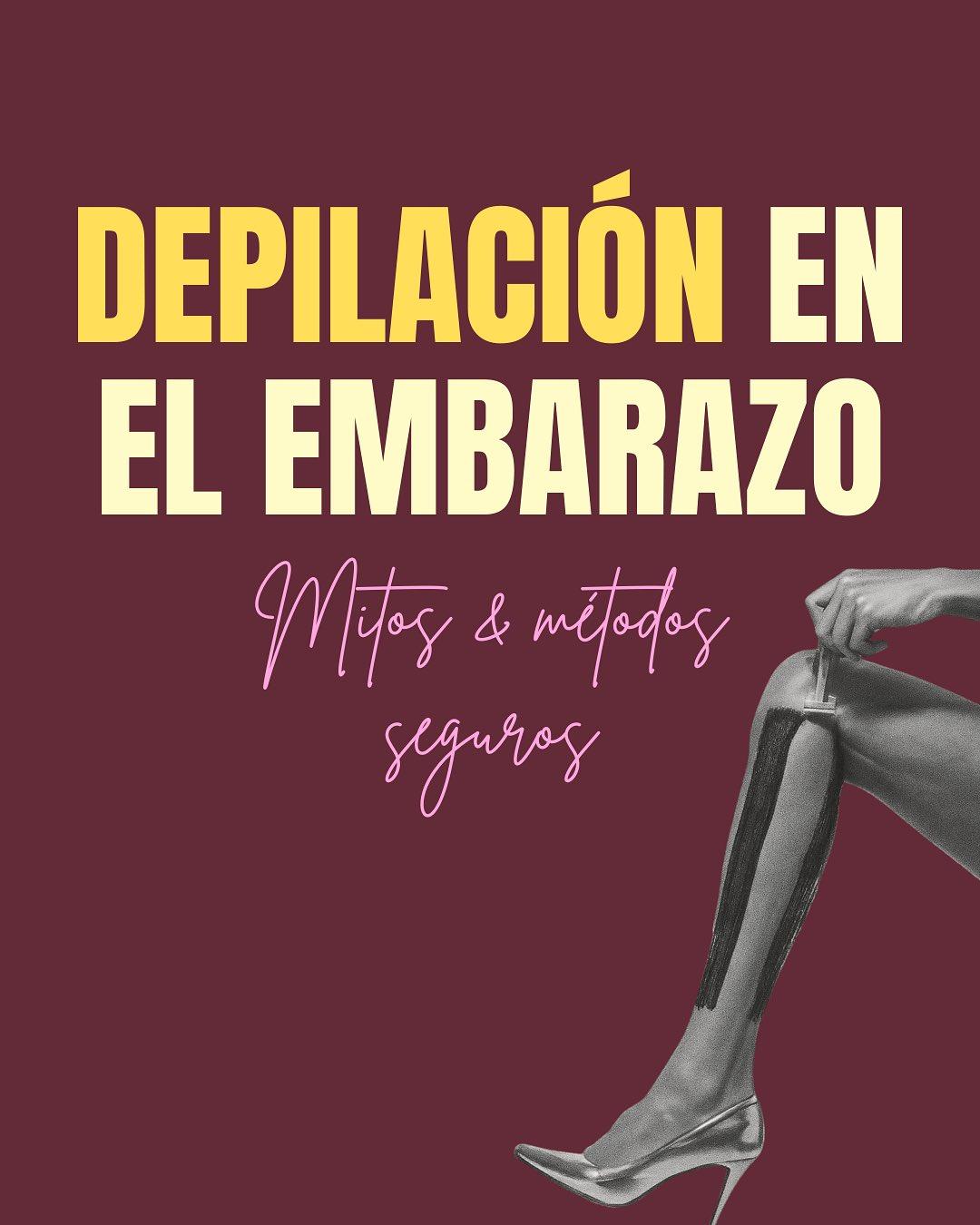 Carrusel ilustrado de Todo Bajo Contracción: Depilación en el embarazo: métodos seguros