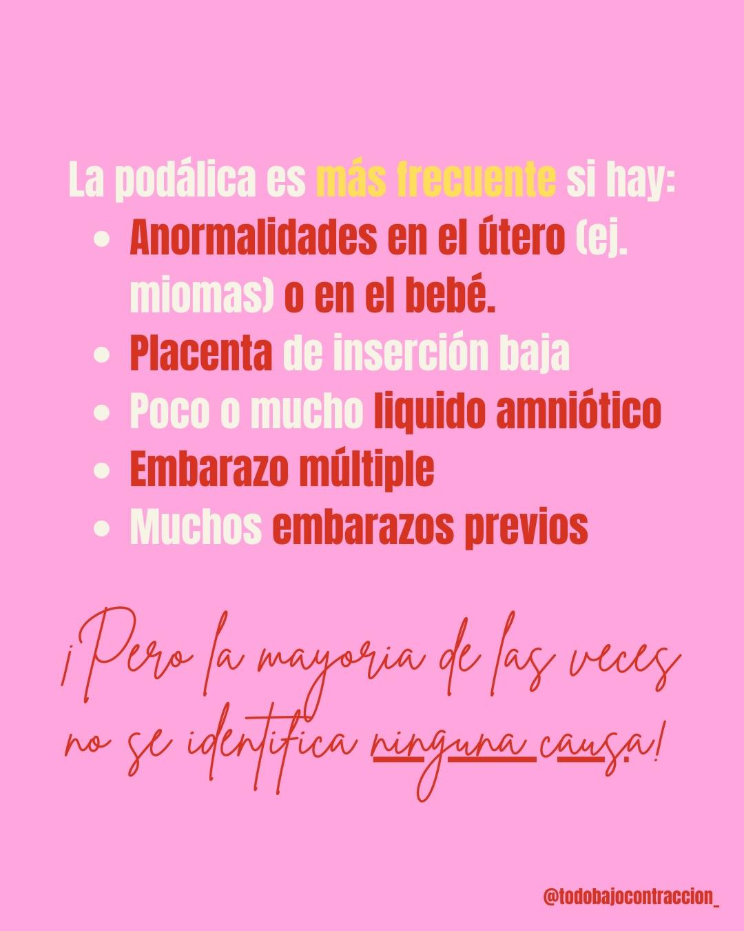 Carrusel ilustrado de Todo Bajo Contracción: Bebé en podálica: ¿siempre cesárea?
