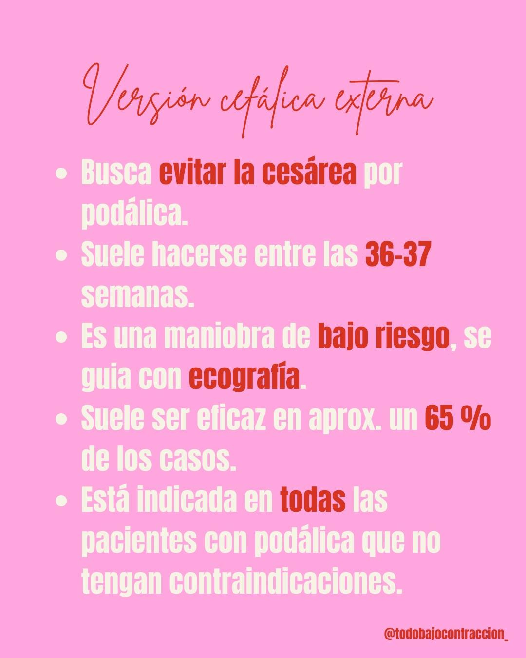 Carrusel ilustrado de Todo Bajo Contracción: Bebé en podálica: ¿siempre cesárea?