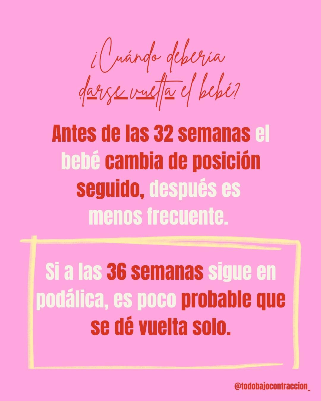 Carrusel ilustrado de Todo Bajo Contracción: Bebé en podálica: ¿siempre cesárea?