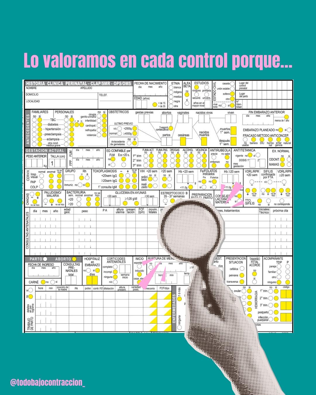 Carrusel ilustrado de Todo Bajo Contracción: Movimientos fetales: cuándo se sienten