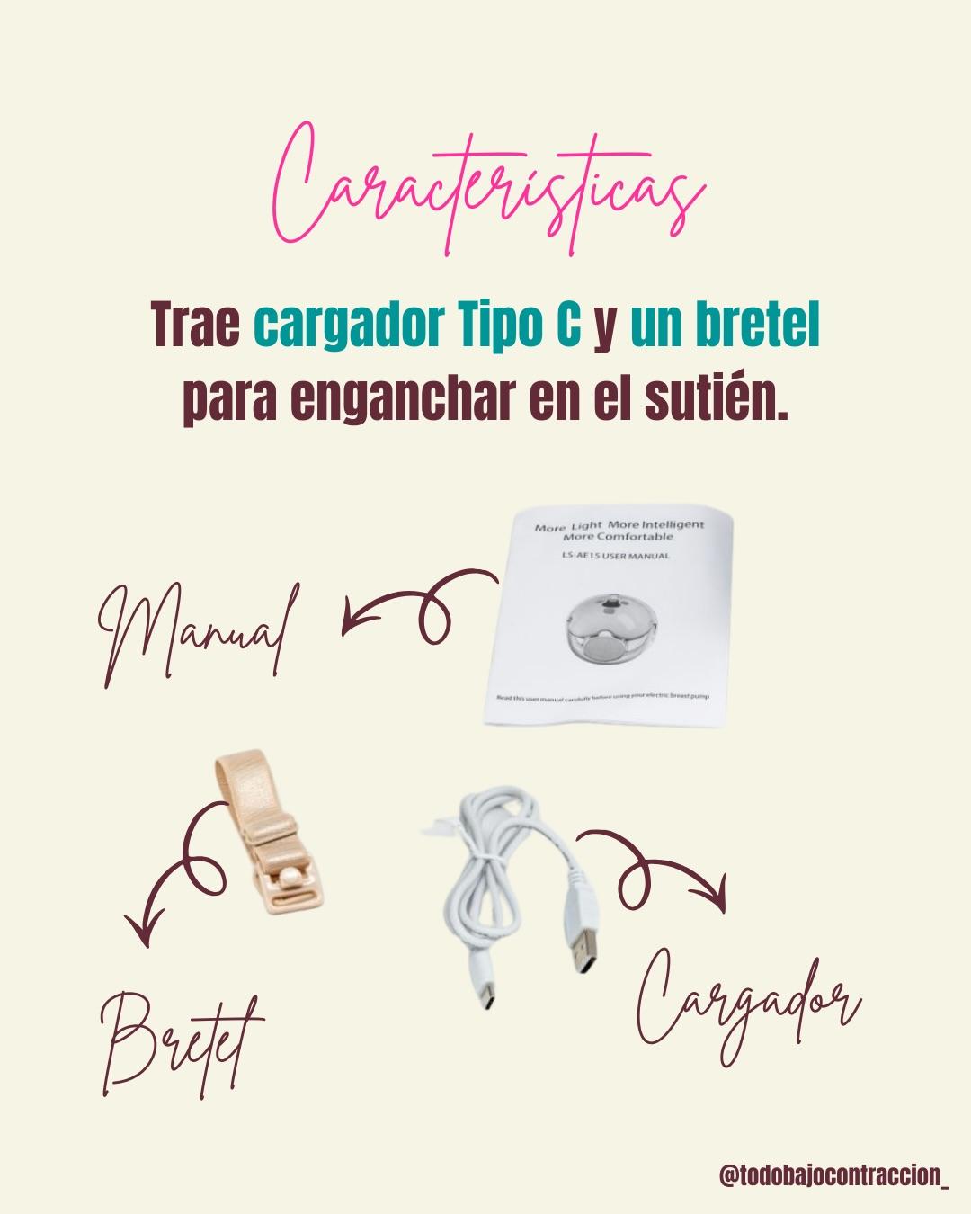 Carrusel ilustrado de Todo Bajo Contracción: Ordeñadora eléctrica para la lactancia
