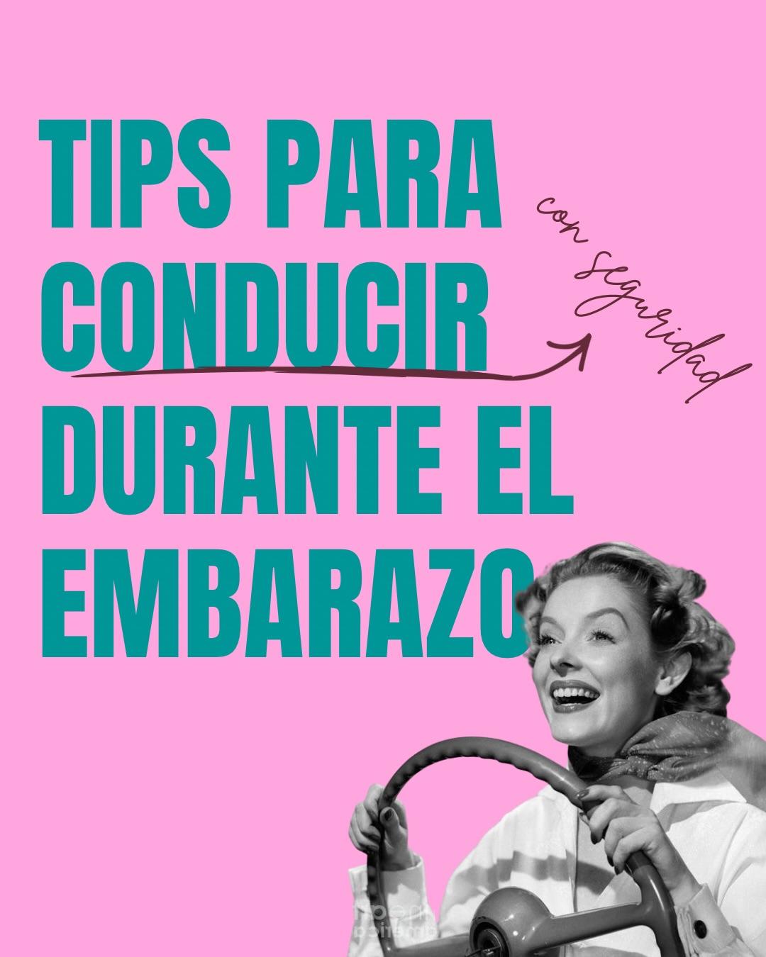 Carrusel ilustrado de Todo Bajo Contracción: Manejar en el embarazo: precauciones