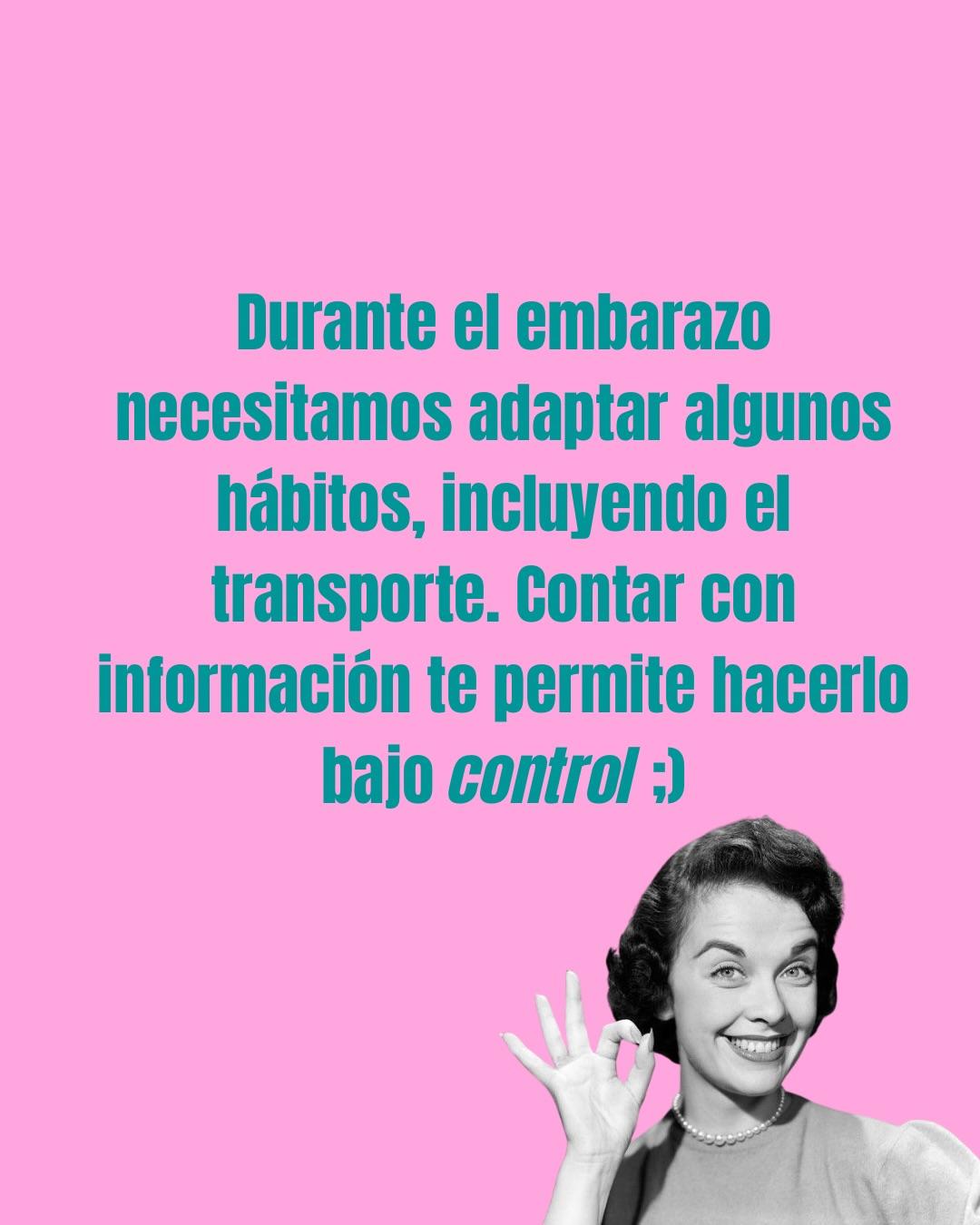 Carrusel ilustrado de Todo Bajo Contracción: Manejar en el embarazo: precauciones