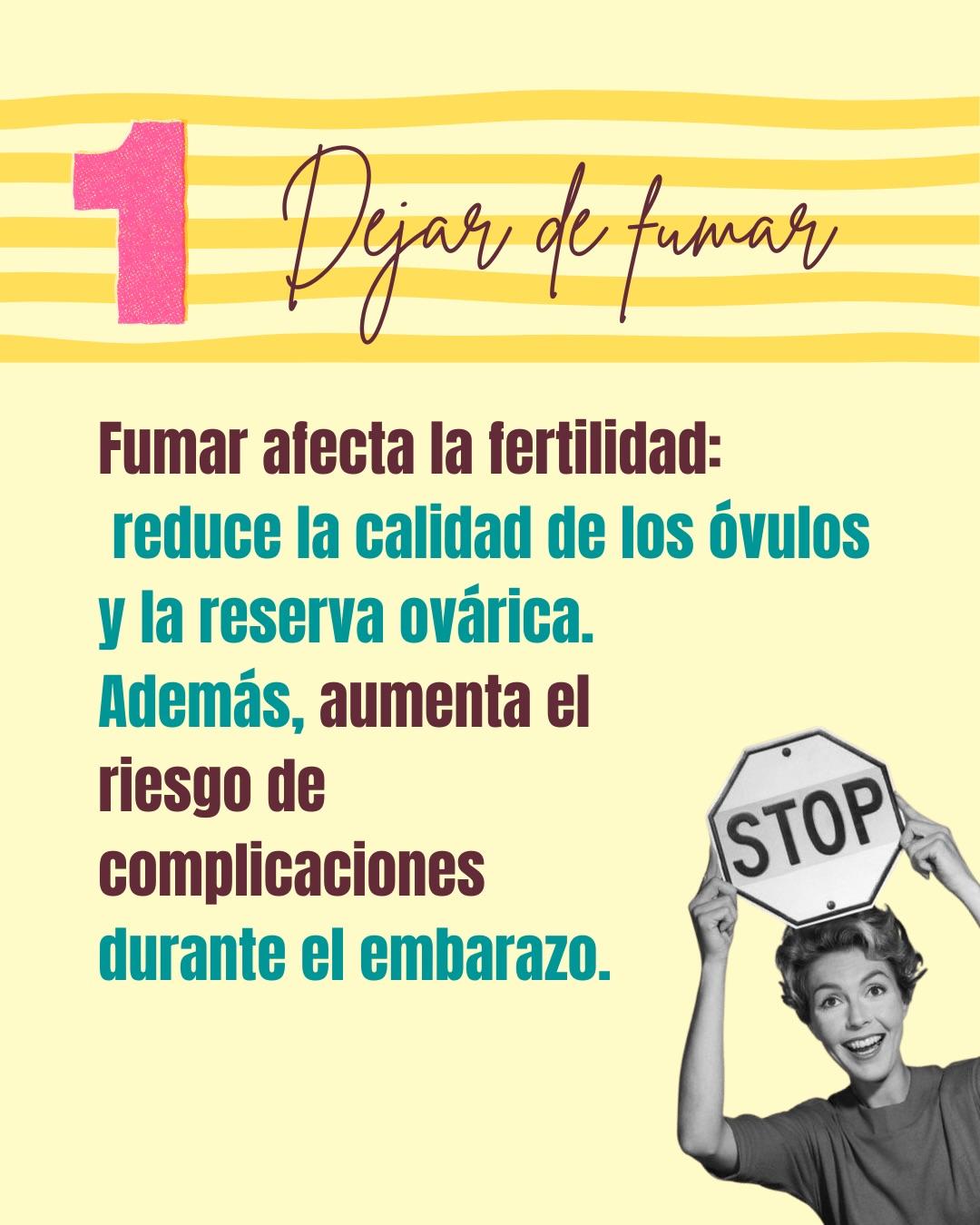 Carrusel ilustrado de Todo Bajo Contracción: Buscar embarazo: recomendaciones