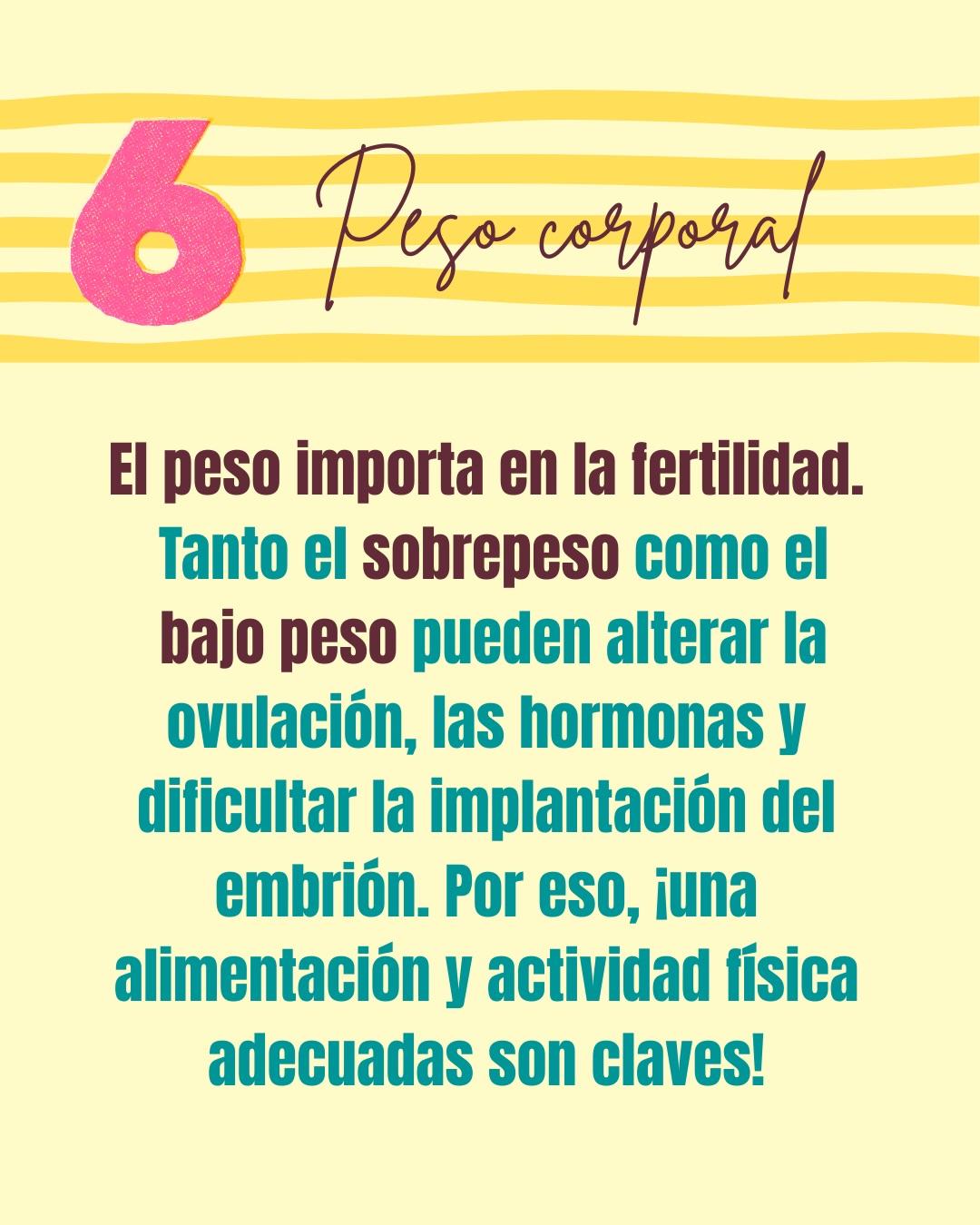 Carrusel ilustrado de Todo Bajo Contracción: Buscar embarazo: recomendaciones
