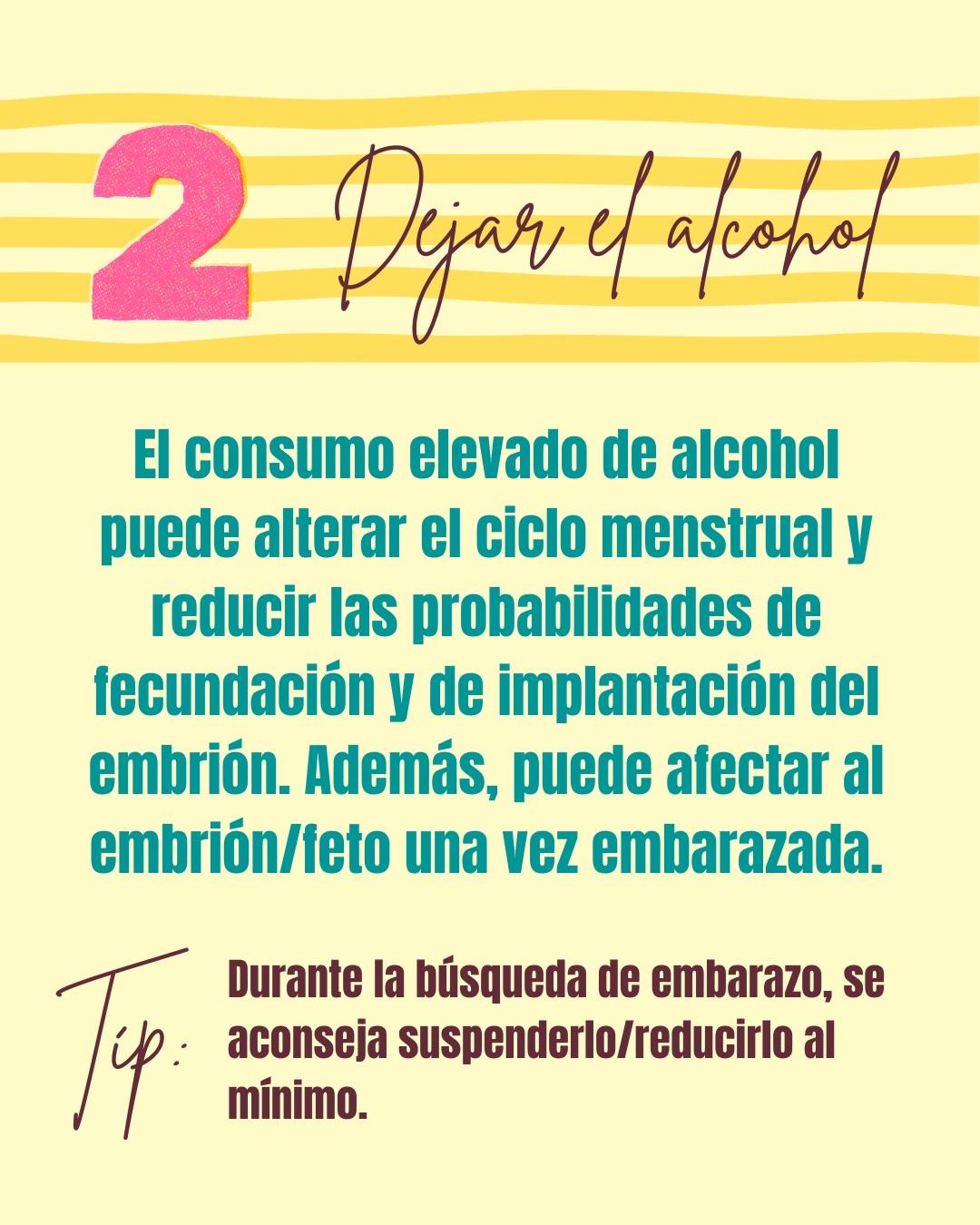 Carrusel ilustrado de Todo Bajo Contracción: Buscar embarazo: recomendaciones