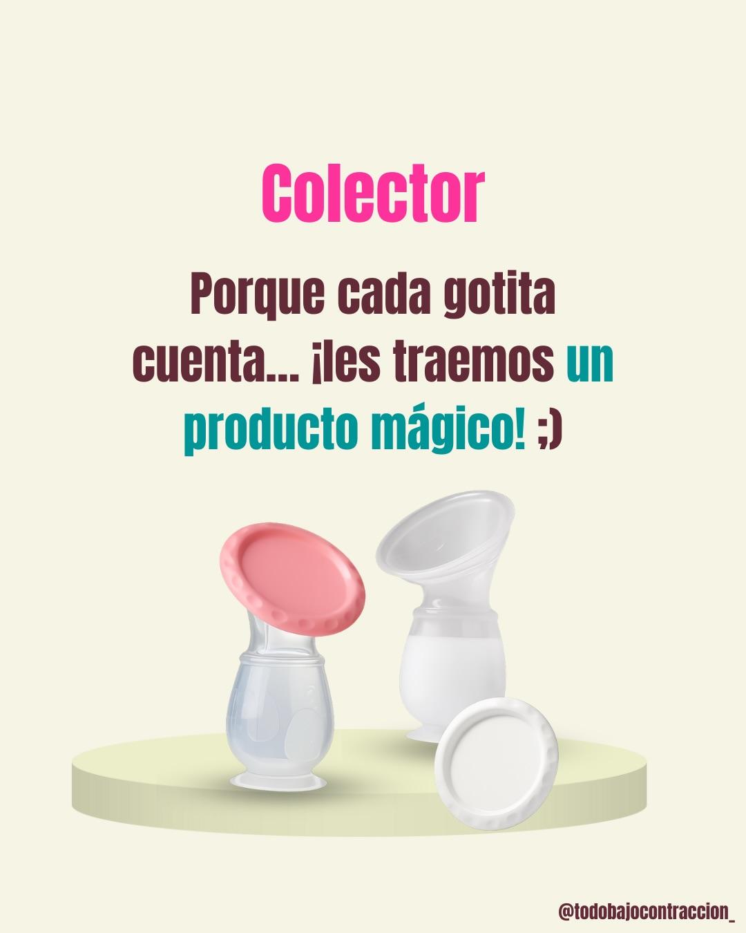 Carrusel ilustrado de Todo Bajo Contracción: Colector de leche materna