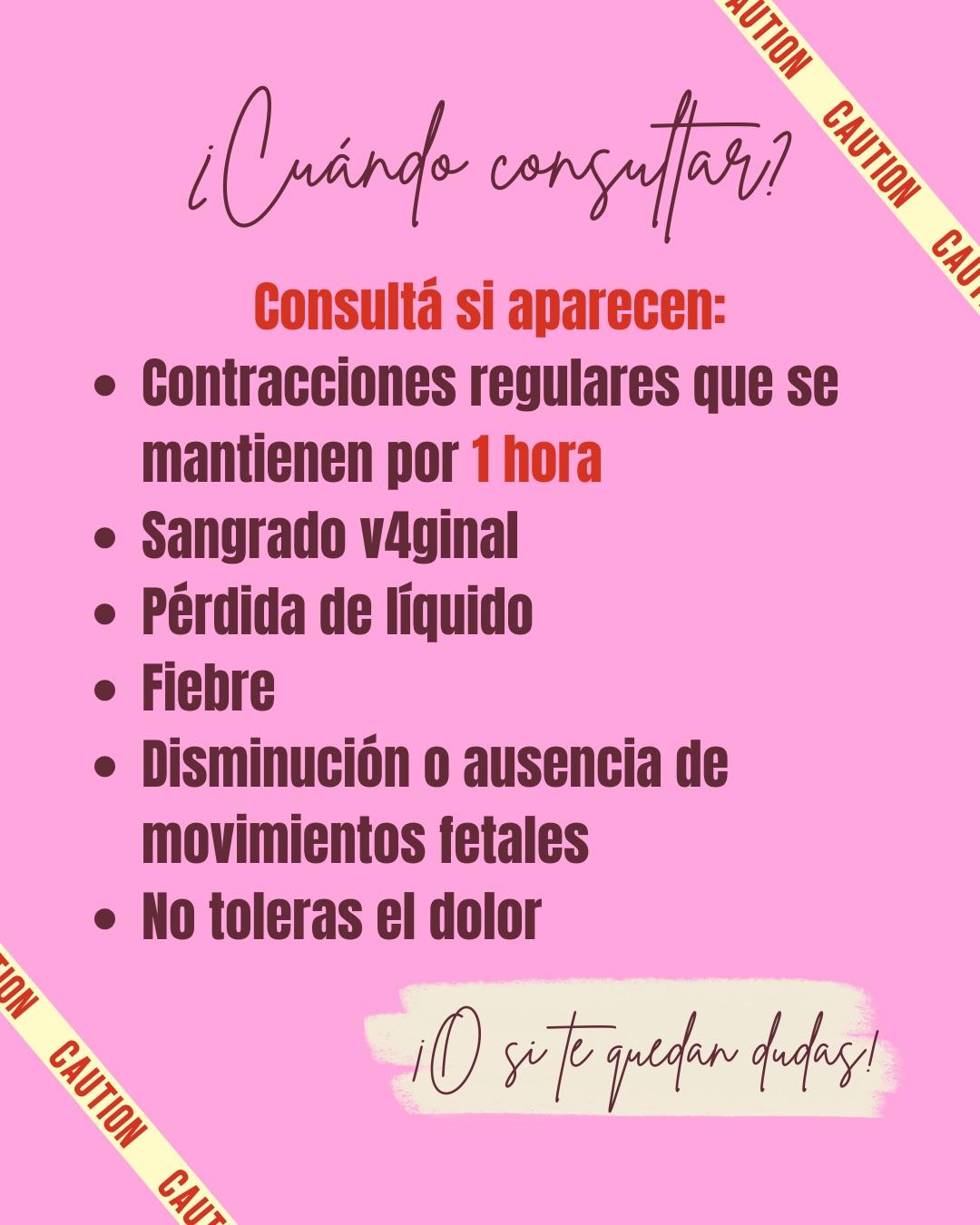 Carrusel ilustrado de Todo Bajo Contracción: Preparto: qué es y cómo transitarlo