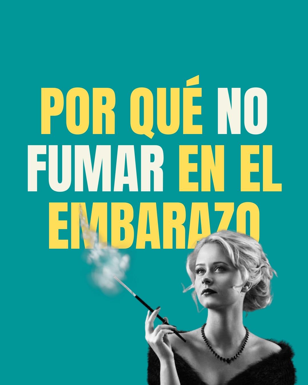 Carrusel ilustrado de Todo Bajo Contracción: Fumar en el embarazo y la lactancia