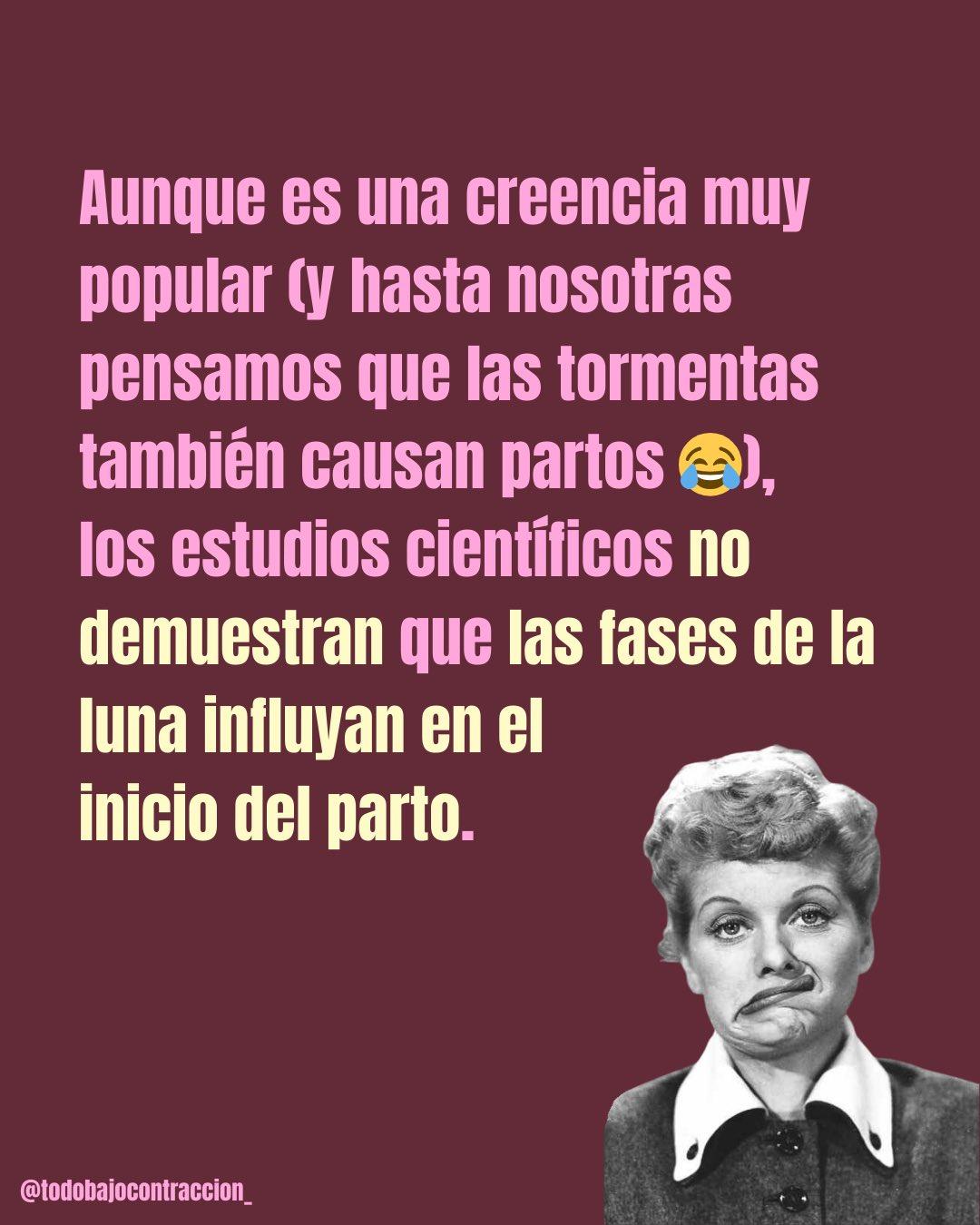 Carrusel ilustrado de Todo Bajo Contracción: Mitos del embarazo, derribados