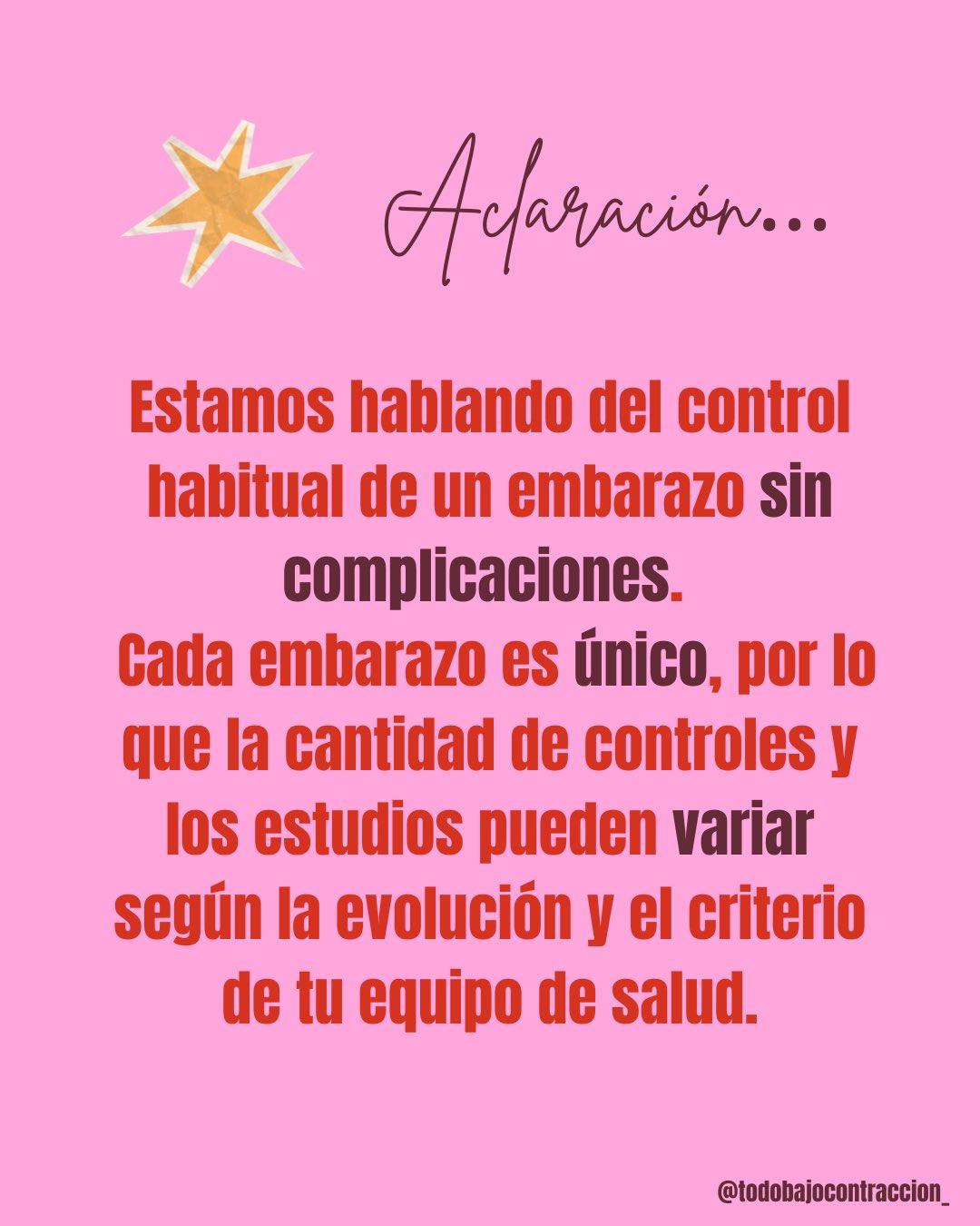 Carrusel ilustrado de Todo Bajo Contracción: El ABC de los controles del embarazo