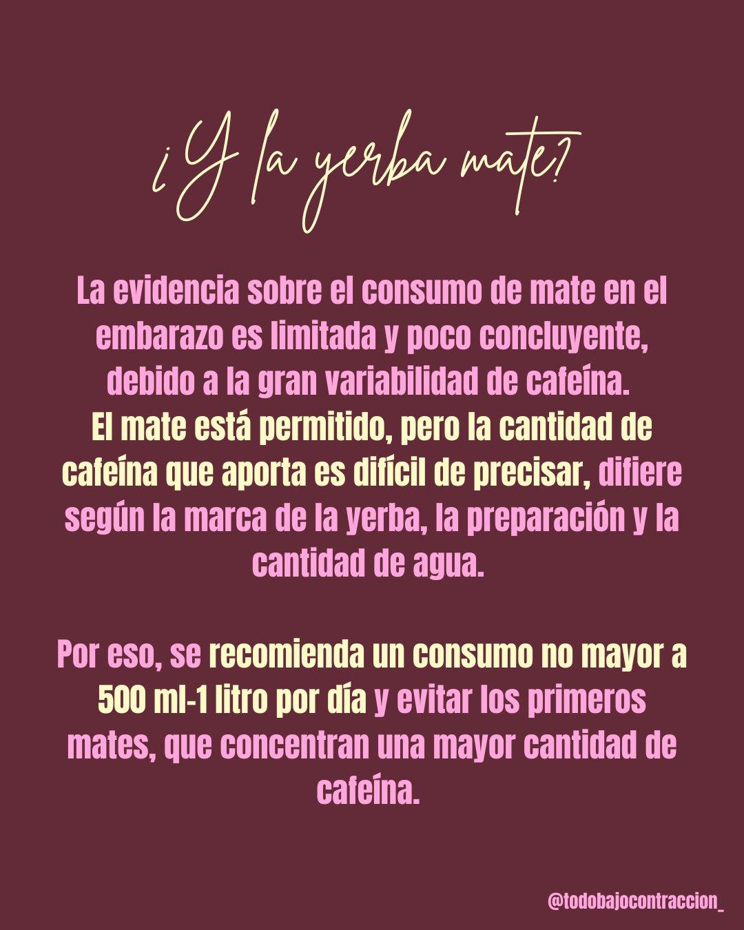 Carrusel ilustrado de Todo Bajo Contracción: Café y mate en el embarazo: ¿cuánto?