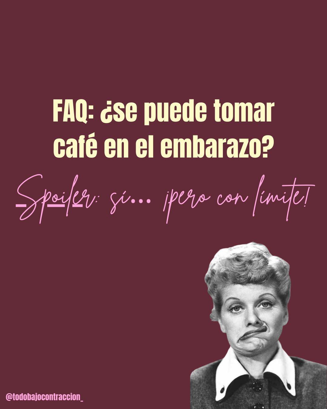 Carrusel ilustrado de Todo Bajo Contracción: Café y mate en el embarazo: ¿cuánto?