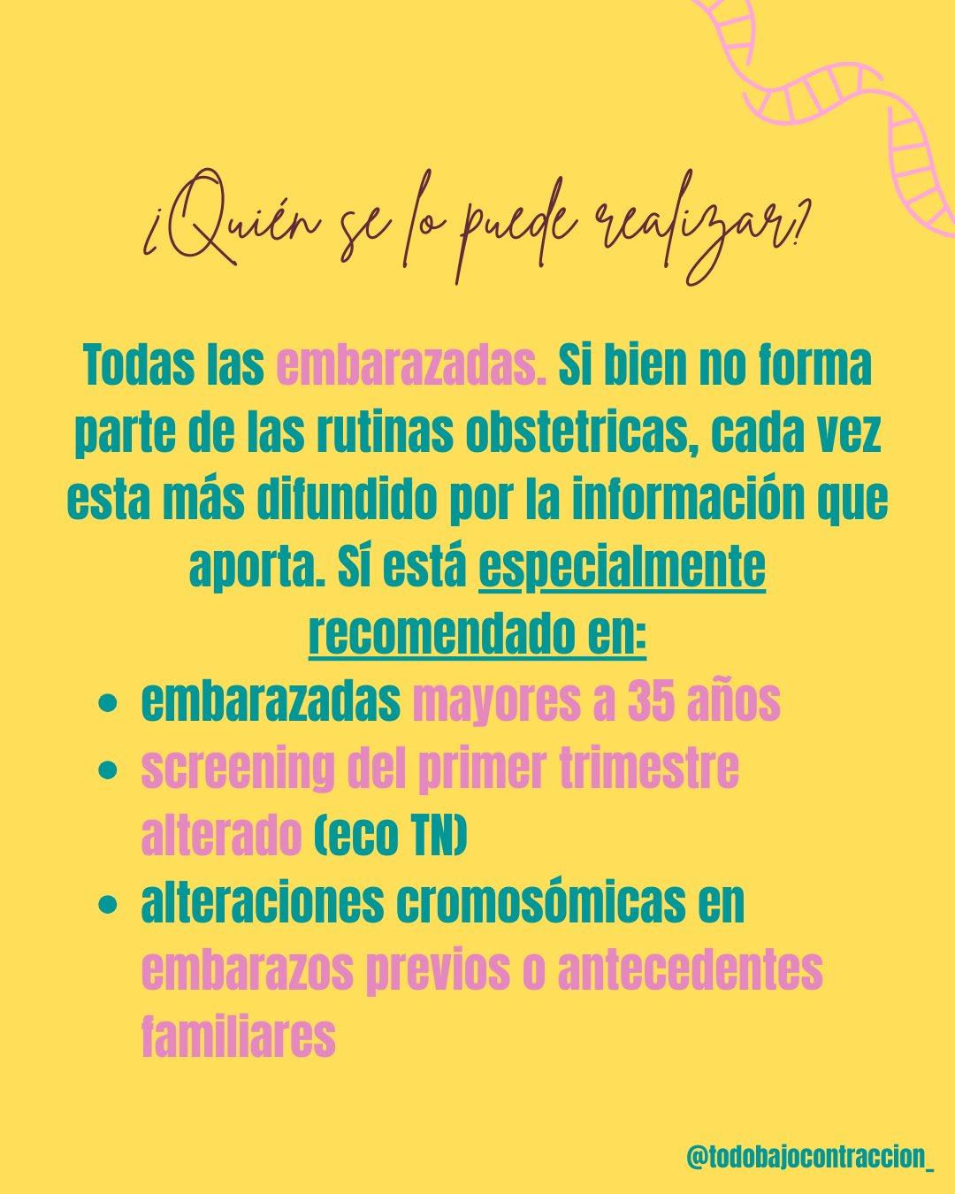 Carrusel ilustrado de Todo Bajo Contracción: ADN fetal en sangre materna